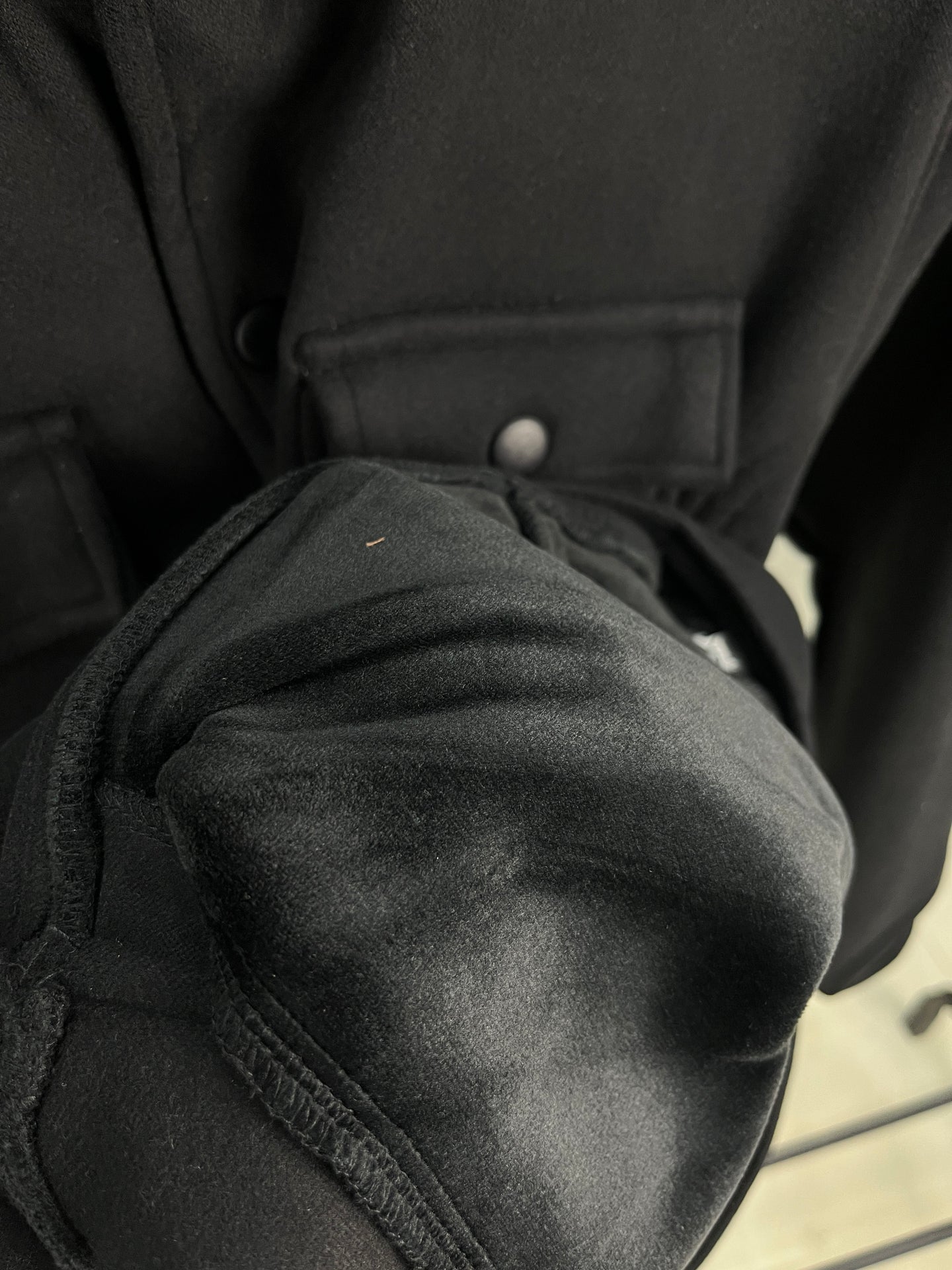 Calvin Klein Soft Black Shacket