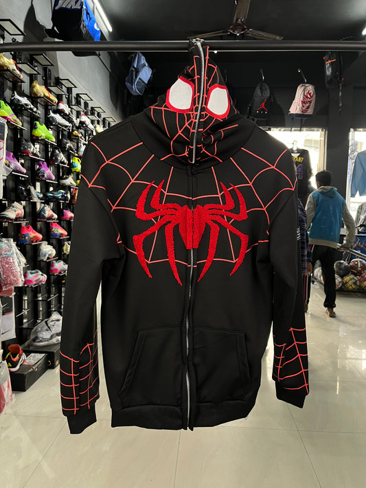 Spiderman Black Zip-up Hoodie