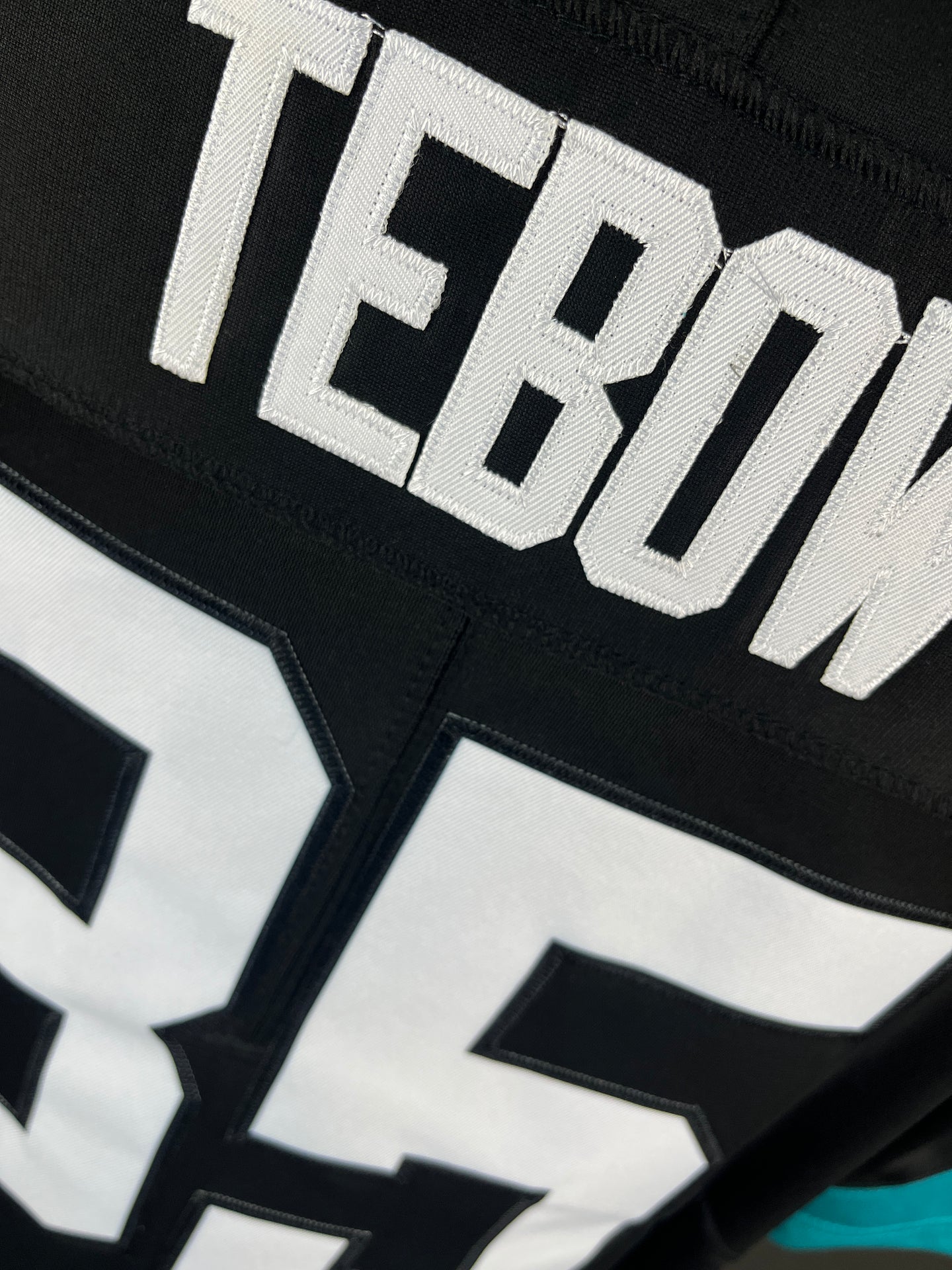 TEBOW 85 Black Jacksonville Jaguars NFL Jersey