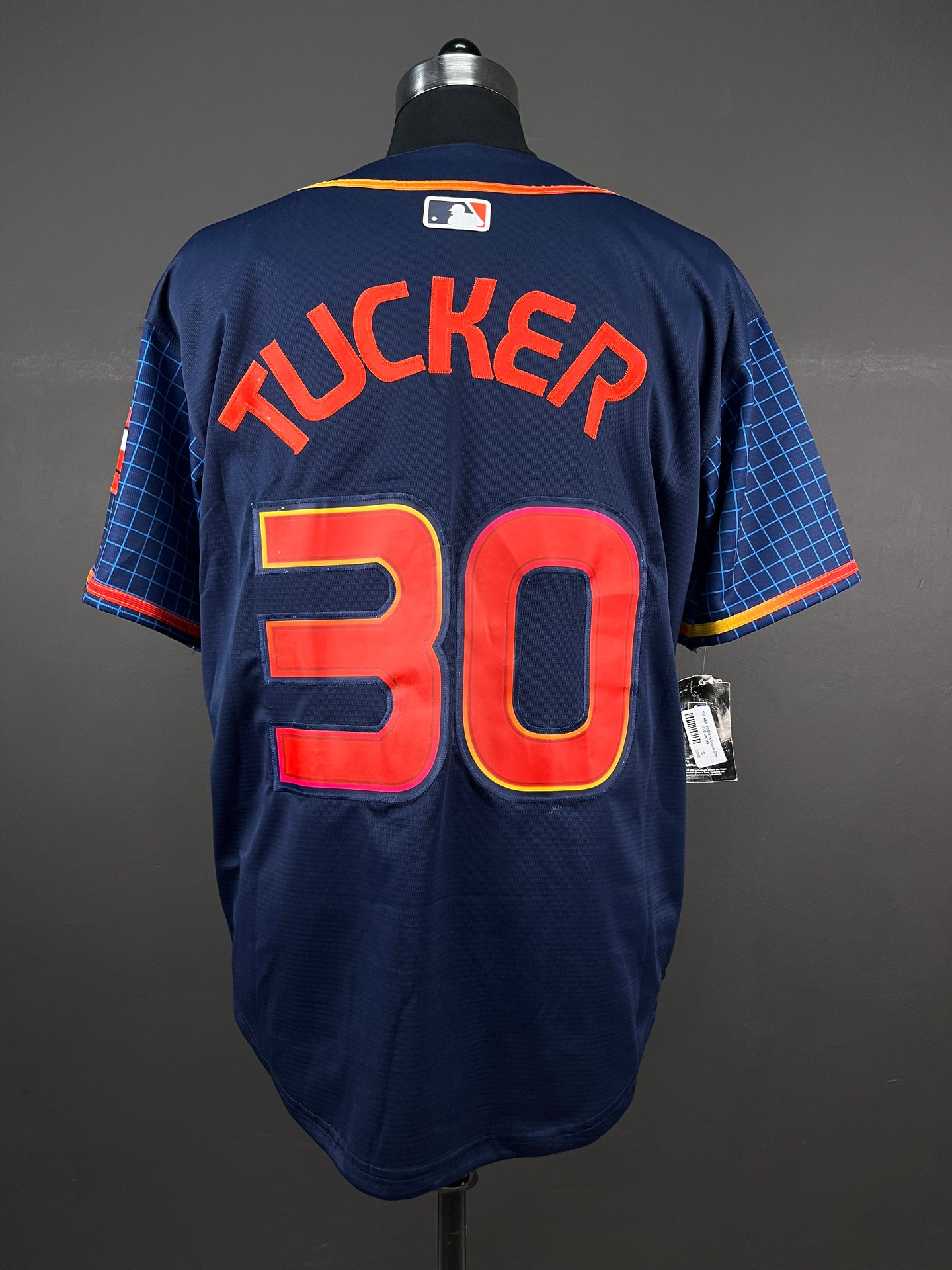 TUCKER 30 Navy Space City MLB Jersey