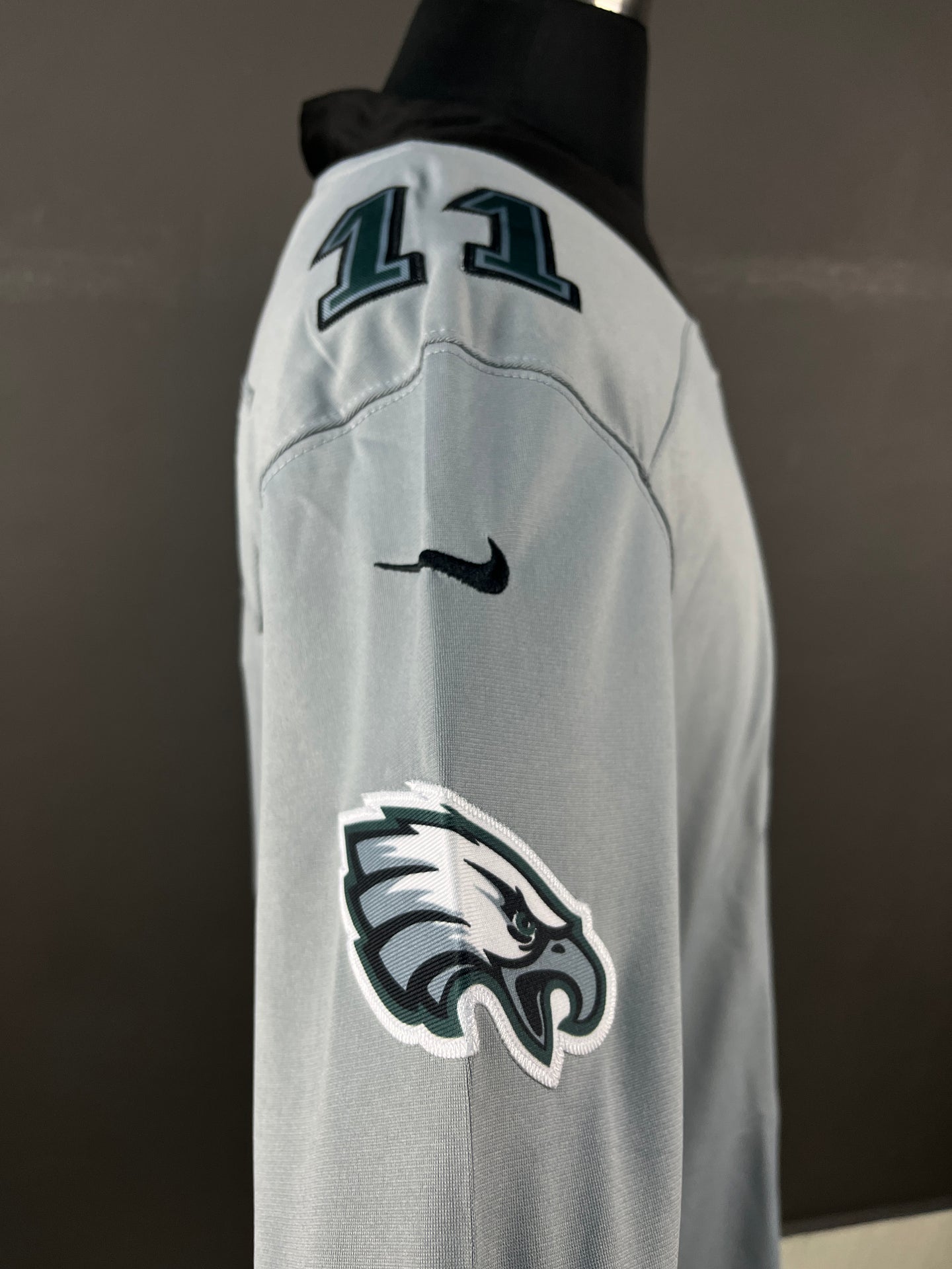BROWN 11 Gray Philadelphia Eagles NFL Jersey