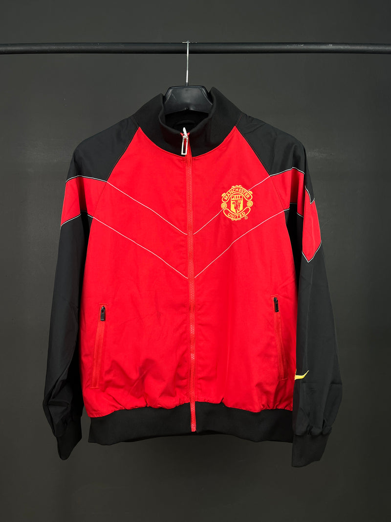 Manchester United Red & Black Windbreaker Jacket