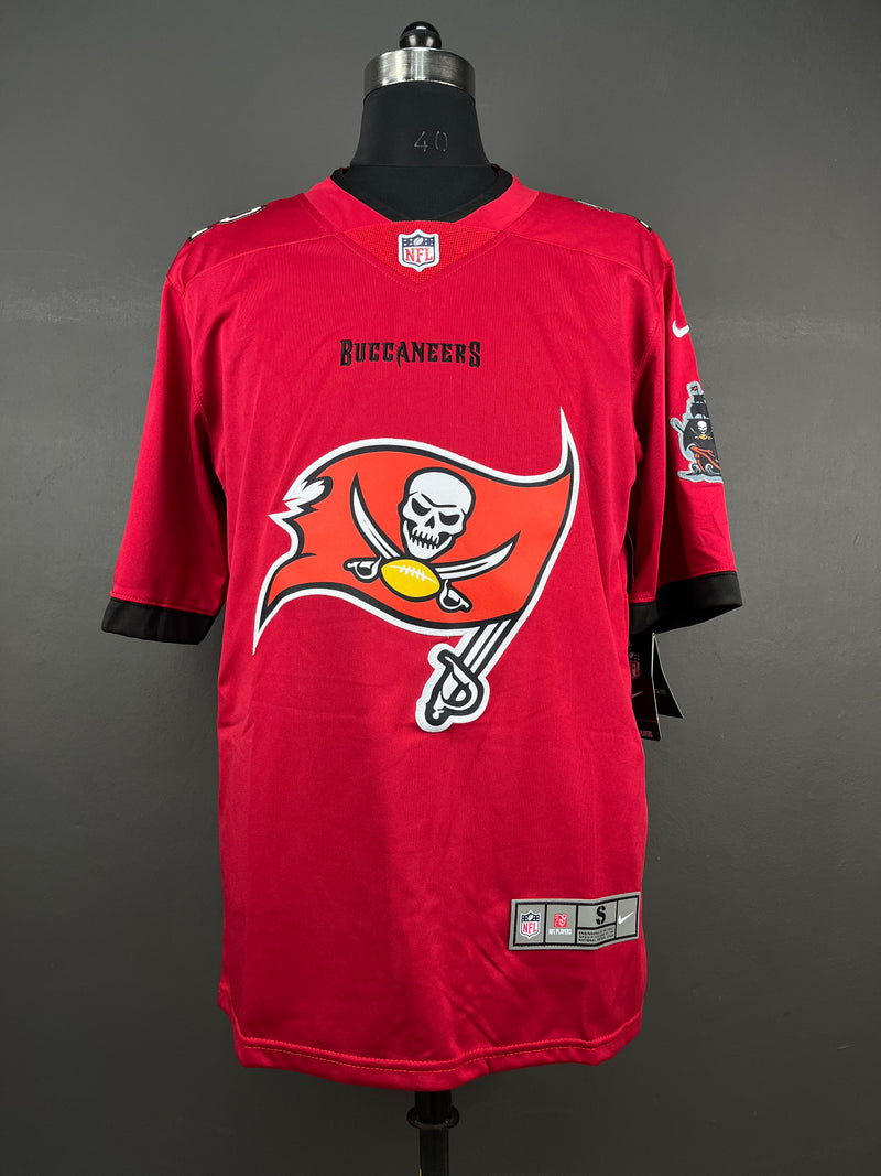 BRADY 12 Red (Front Logo Edition) Tampa Bay Buccaneers NFL Jersey