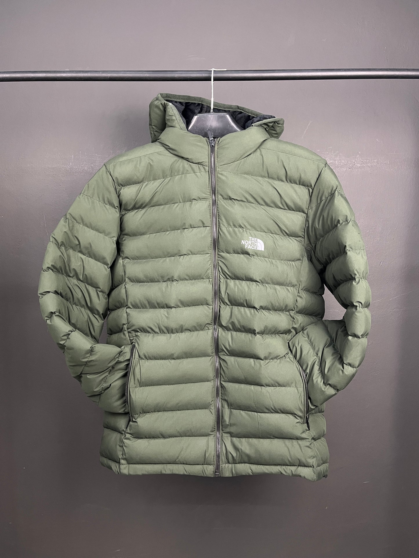 The North Face Dark Green Puffer Jacket
