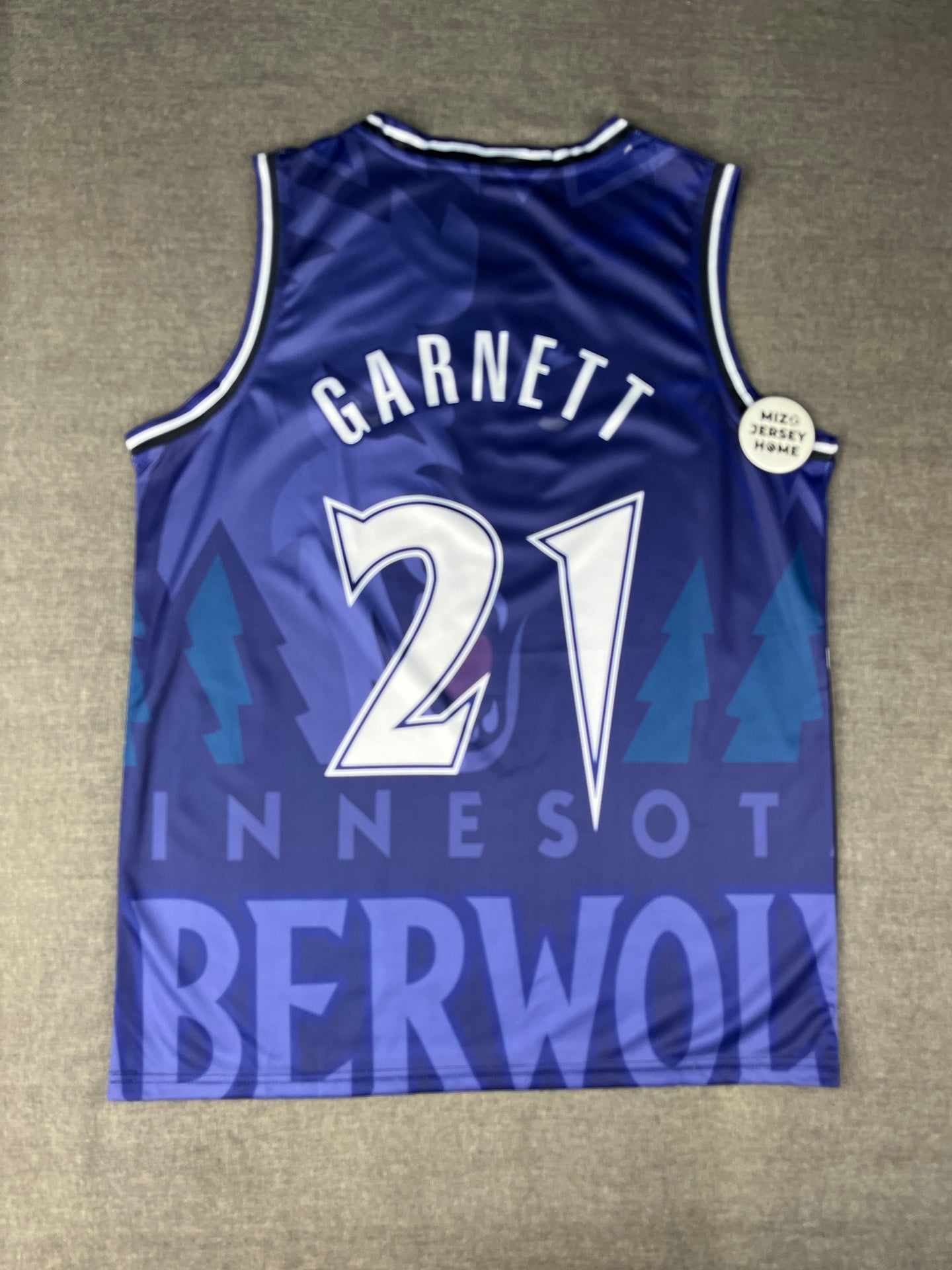 GARNETT 21 Minnesota Timberwolves NBA Jersey Sublimation