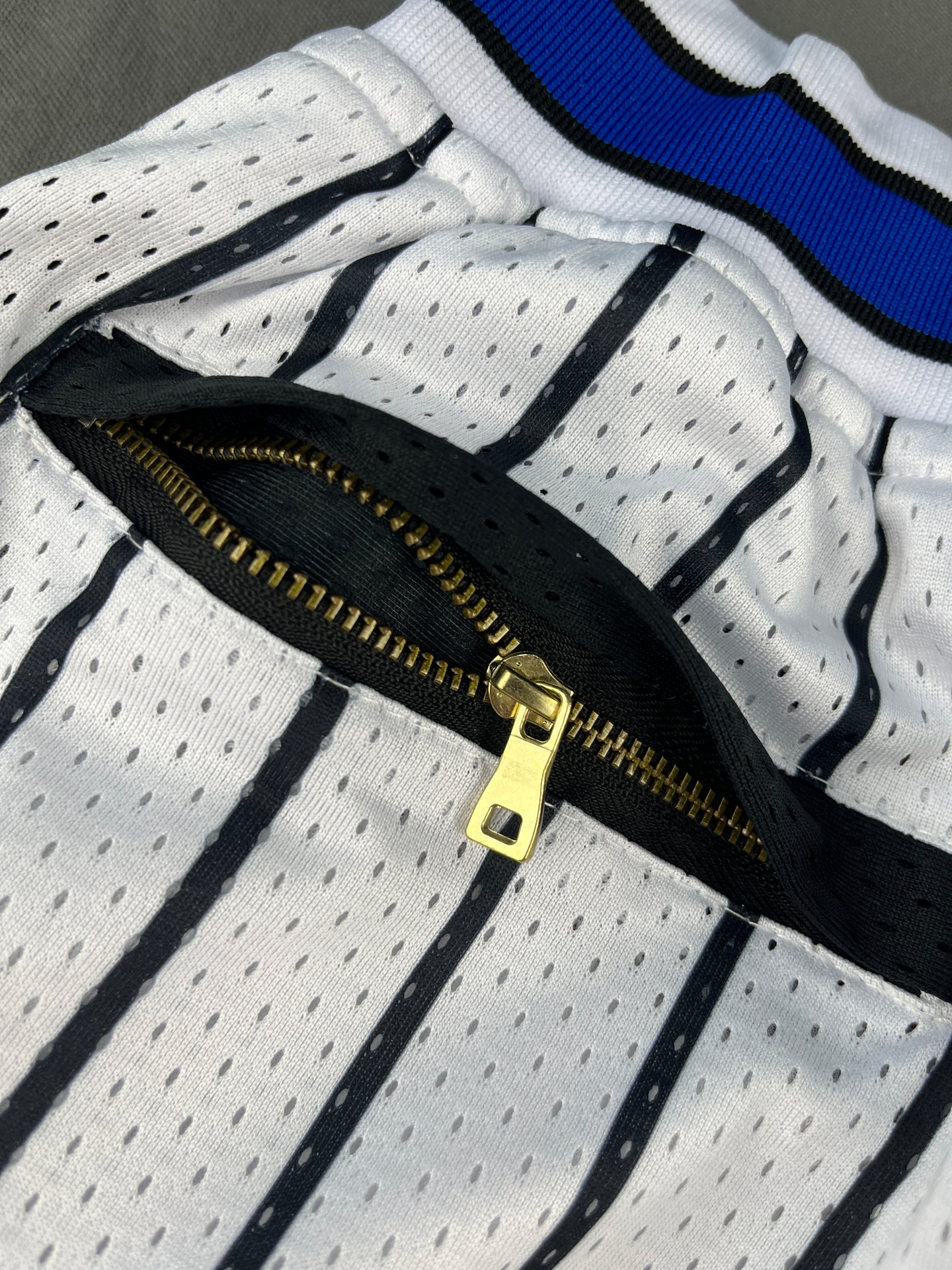 Orlando Magic White Shorts Full Embroidery