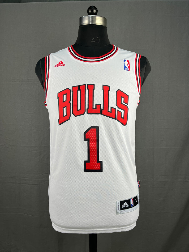 Rose 1 White NBA Jersey