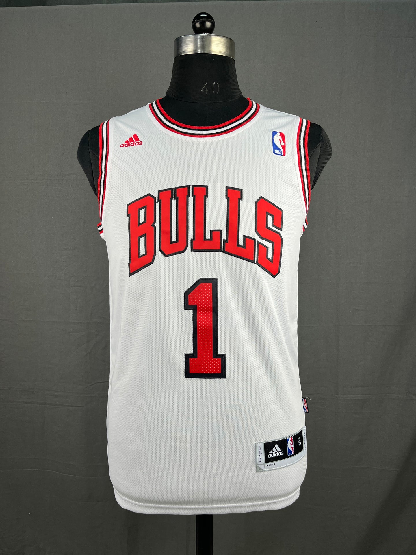 Rose 1 White NBA Jersey