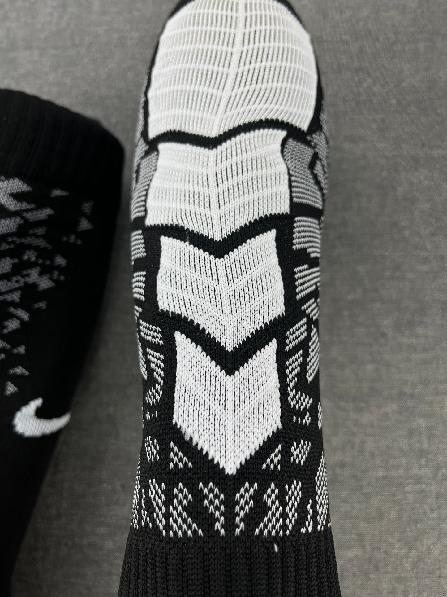 Nike Grip Socks Black Stripes Knee High