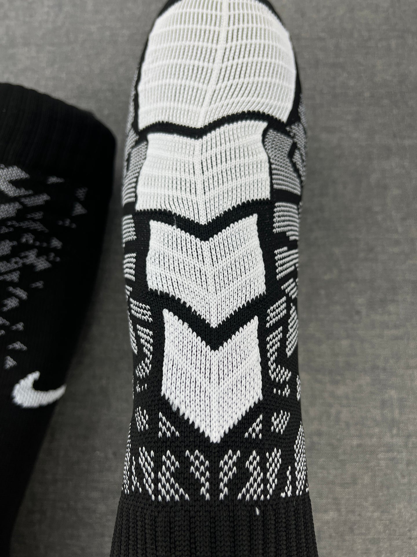 Nike Grip Socks Black Stripes Knee High