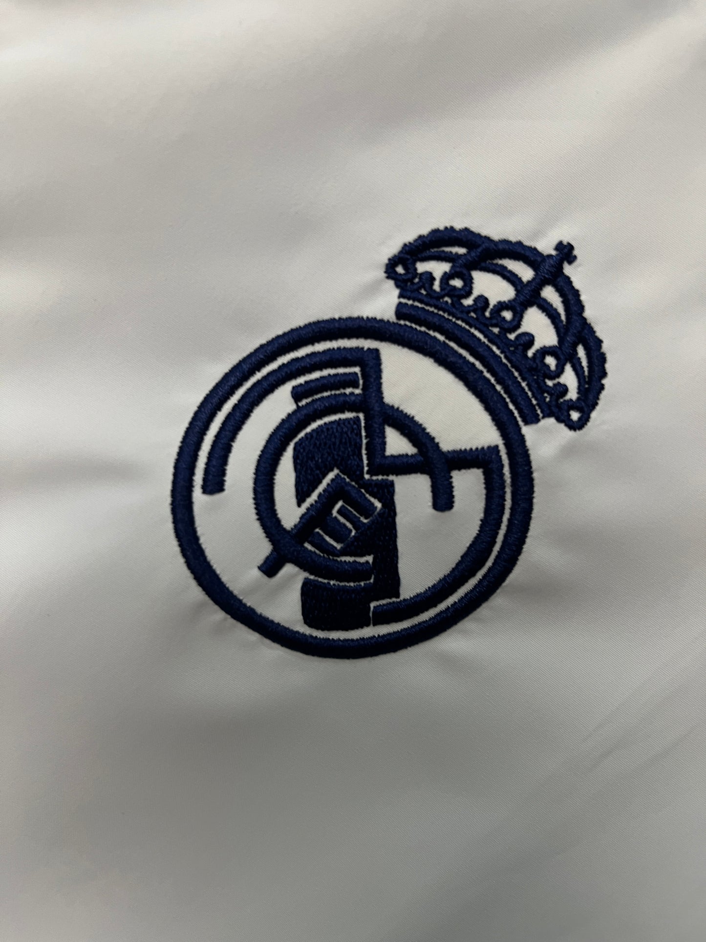 Real Madrid White & Yellow Windbreaker Jacket