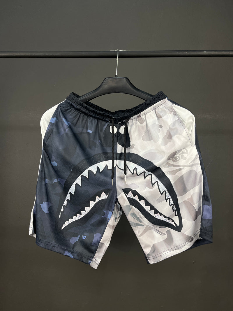 Bape Black/White Shorts