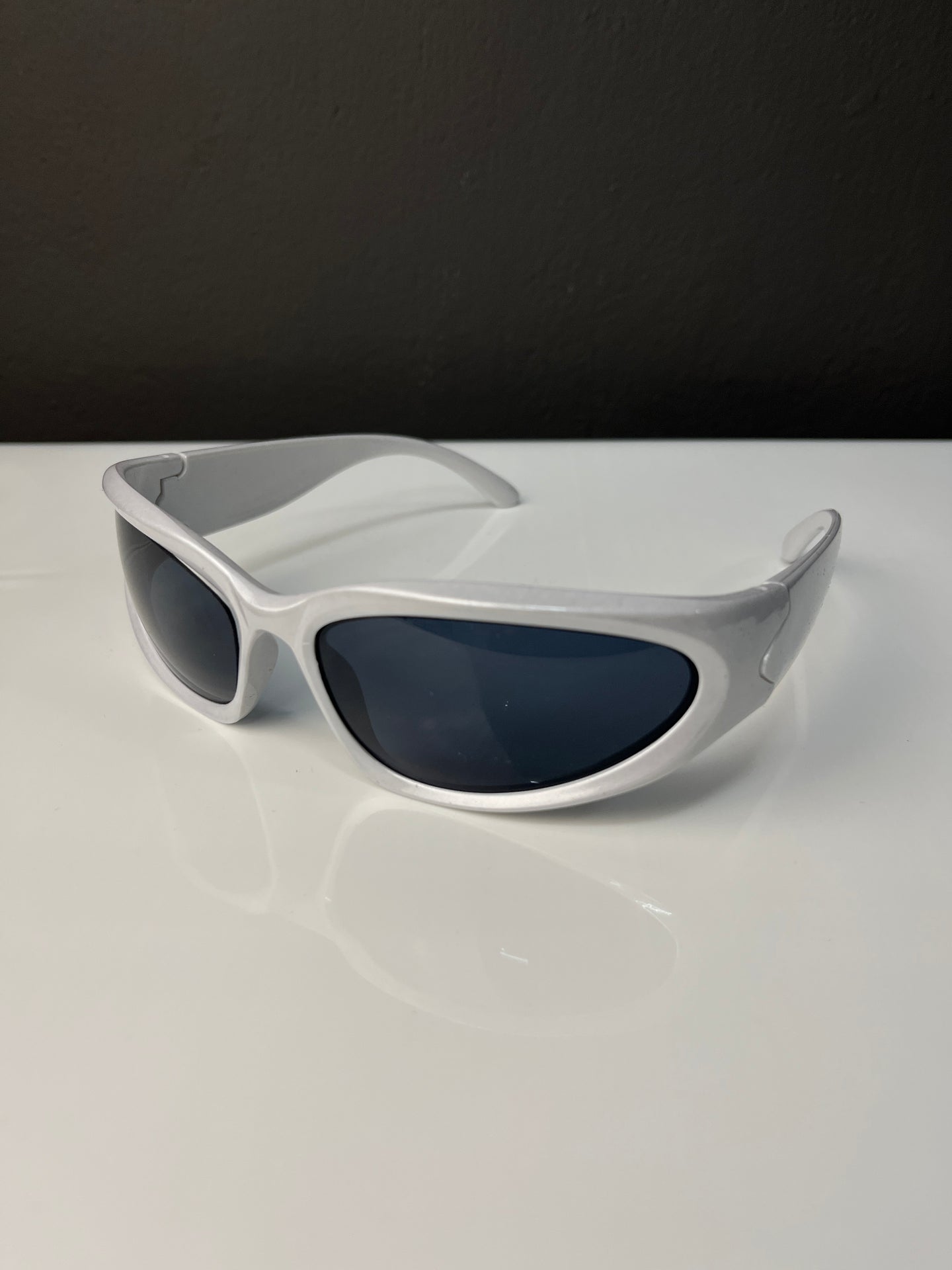 Futuristic White Sunglasses