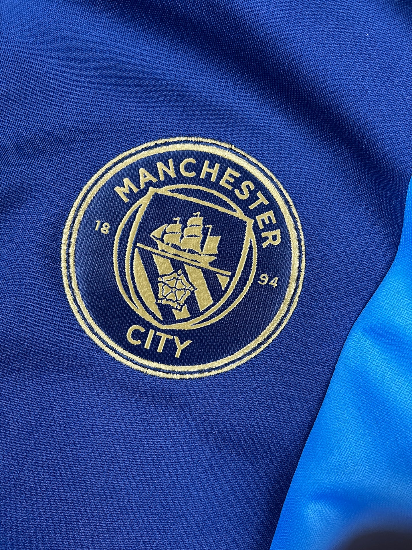 Manchester City Puma Dark Blue Track Jacket