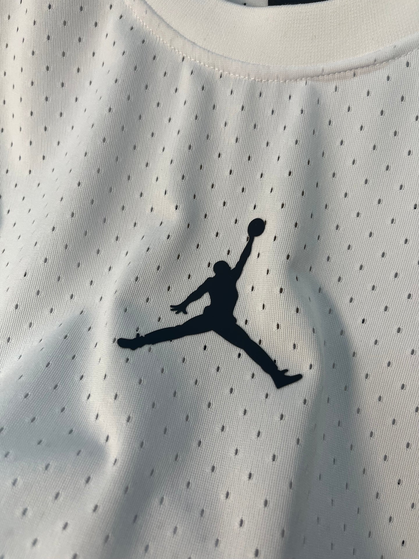 Jordan Dri-FIT White Sleeveless Shirt