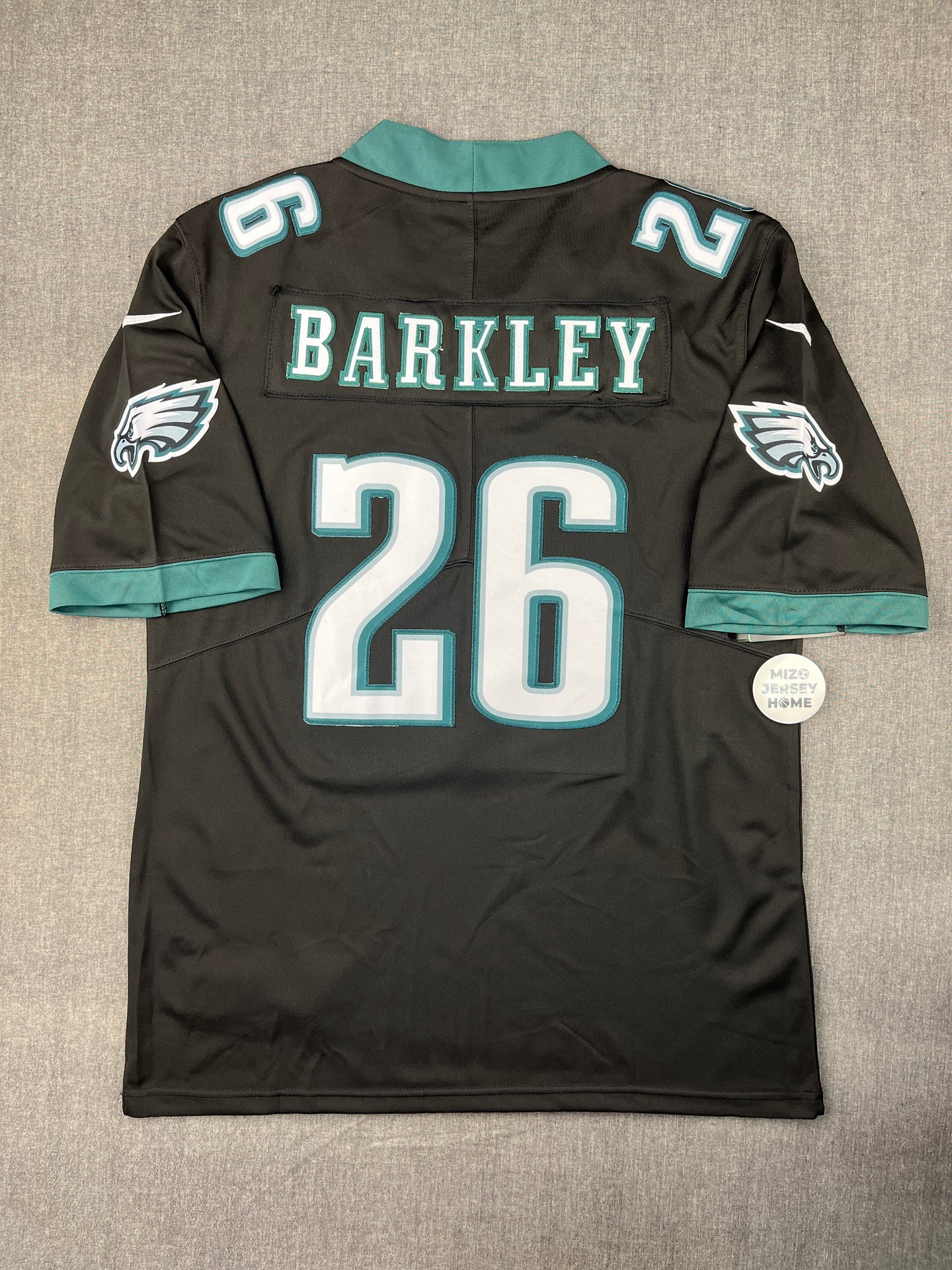 BARKLEY 26 Black Philadelphia Eagles NFL Jersey