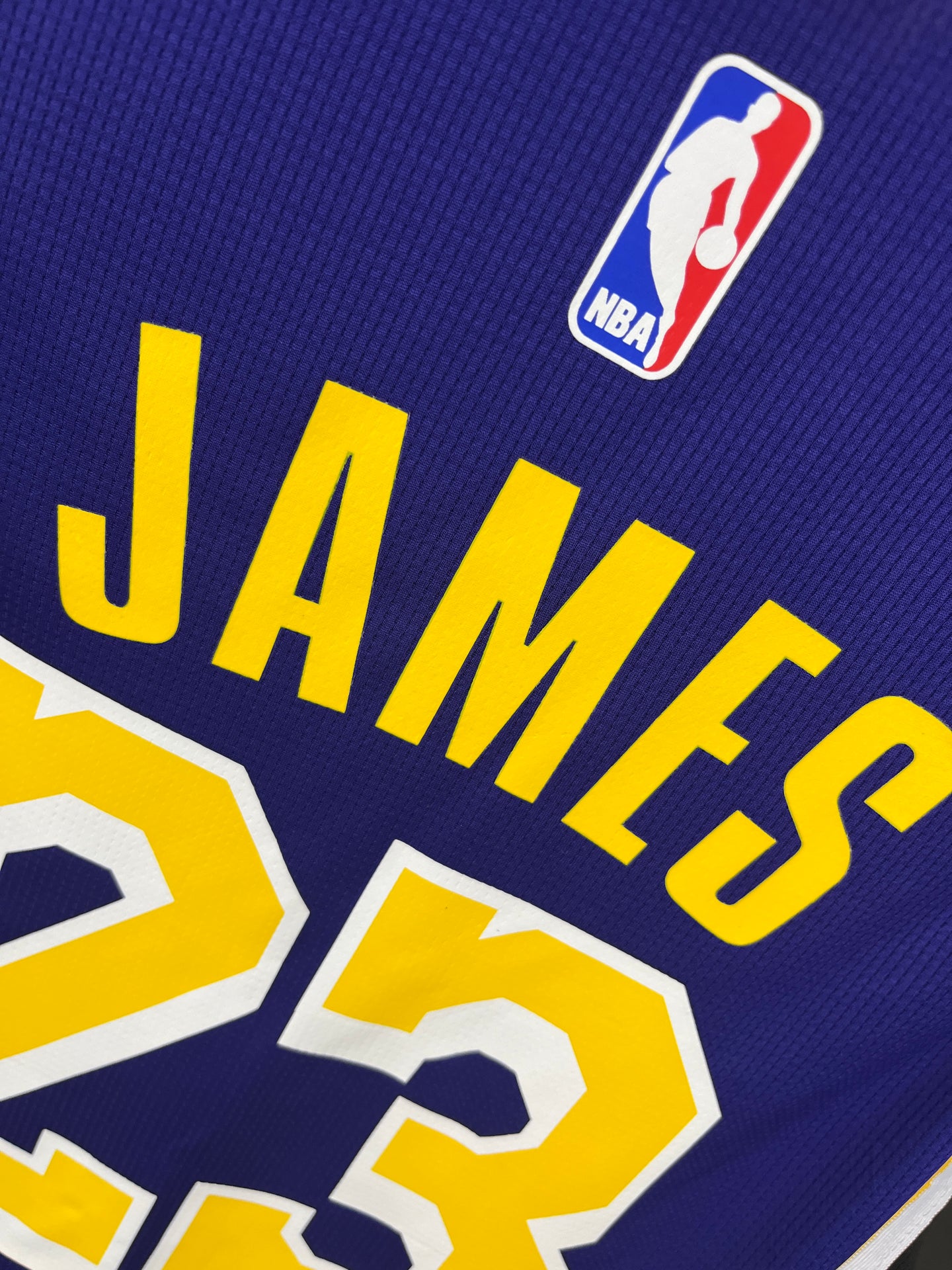Lebron James 23 Purple NBA Jersey Printed
