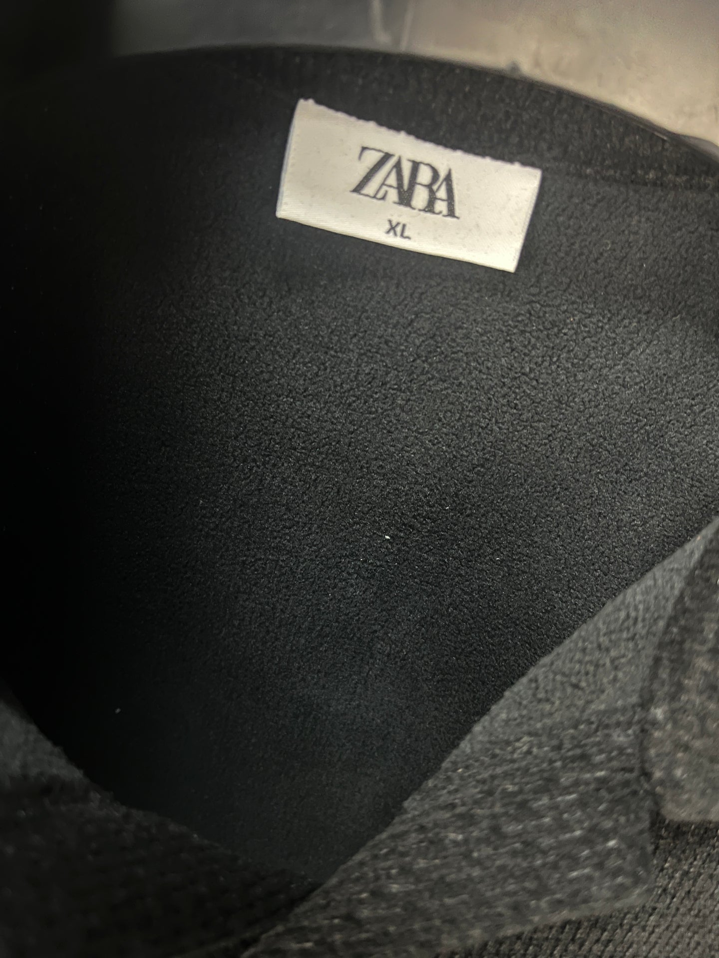 ZARA Black Soft Tweed Shacket