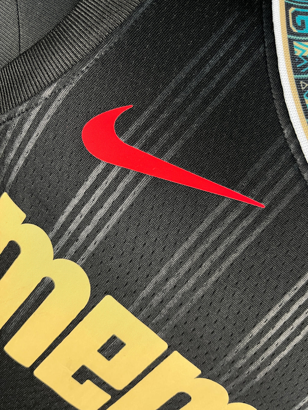 MORANT 12 Black Memphis Grizzlies  Heat Pressed Edition NBA Jersey