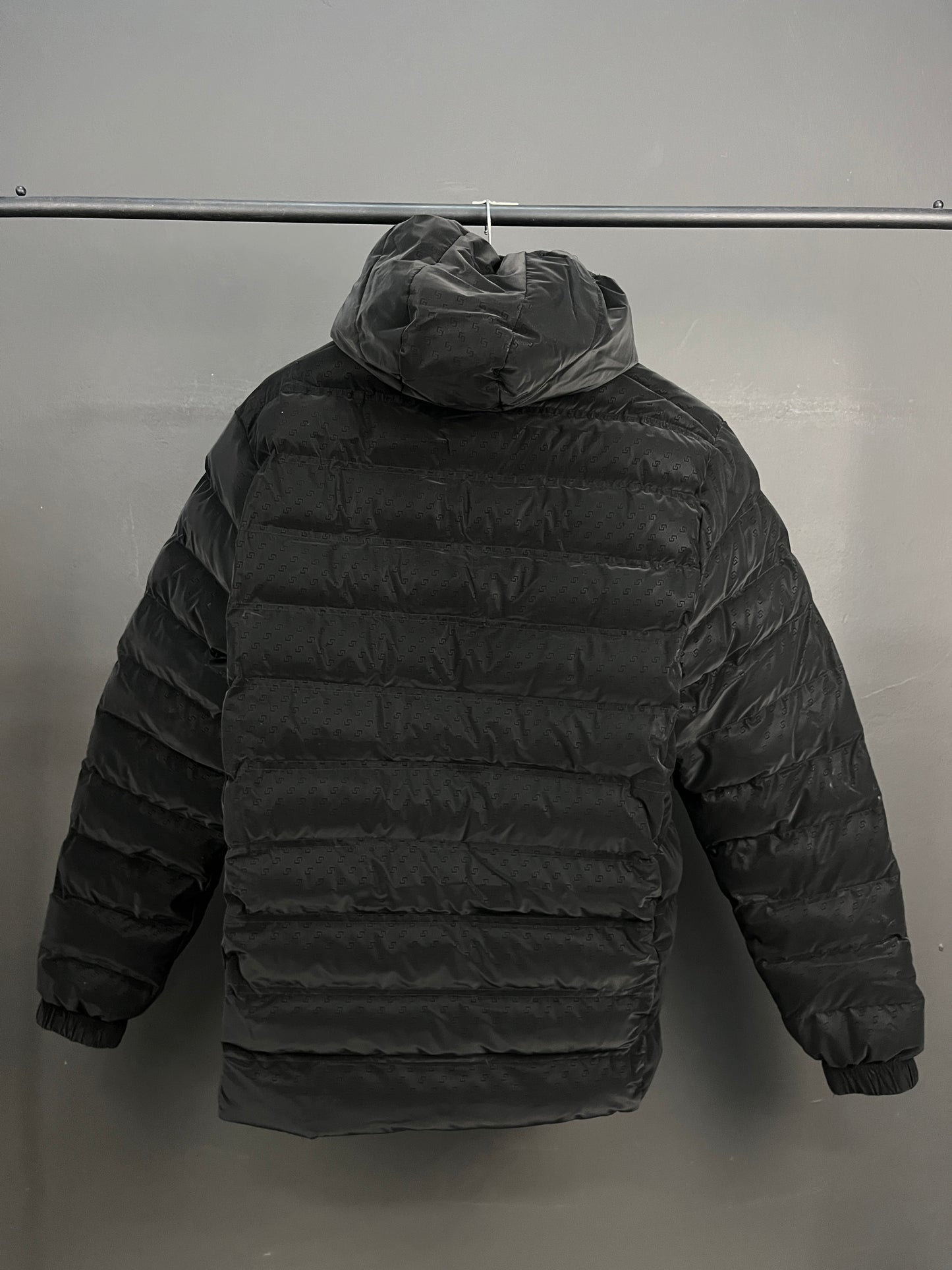 NOMKLER Black Puffer Hooded Jacket