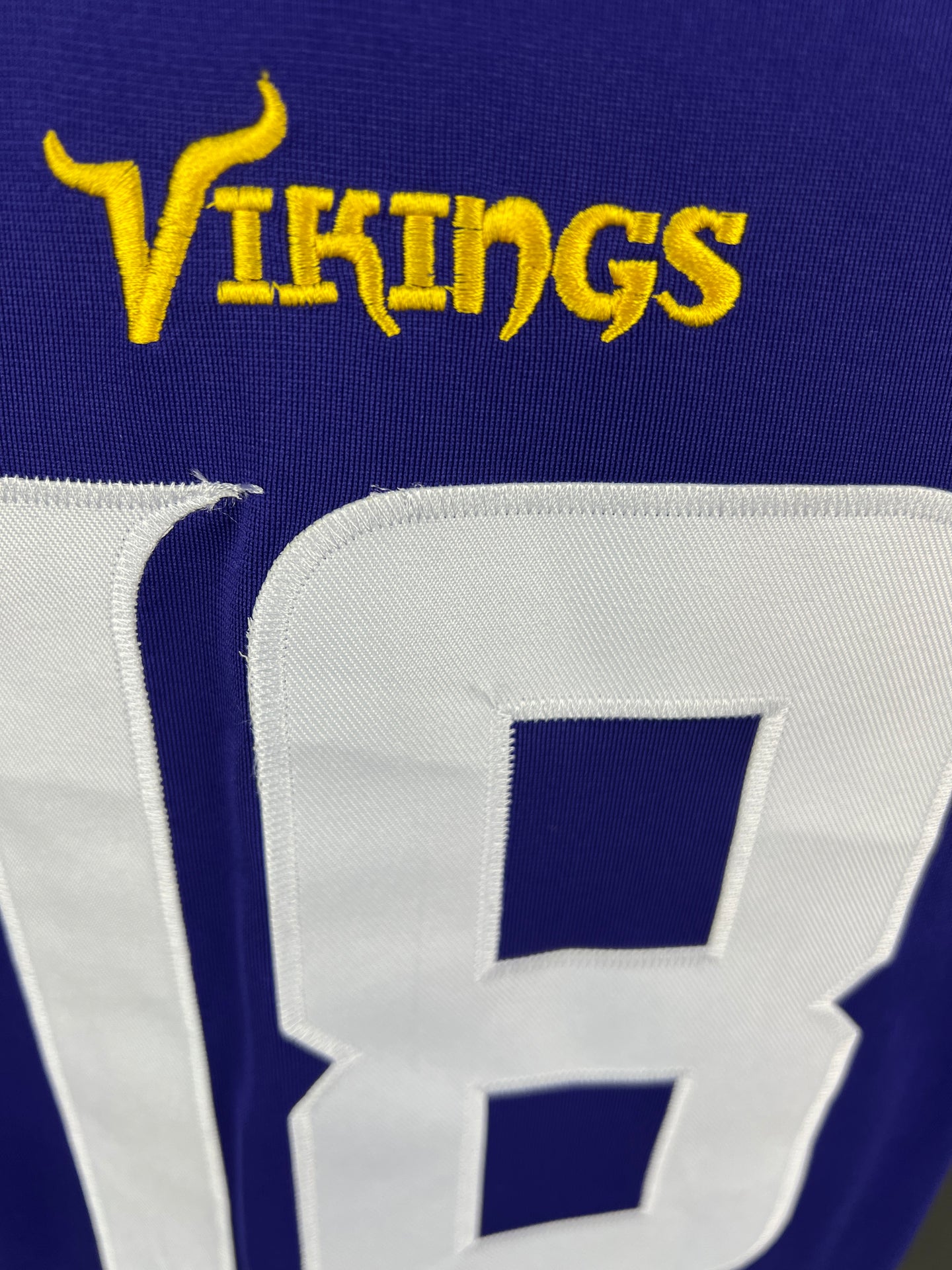 JEFFERSON 18 Purple Vikings Home NFL Jersey
