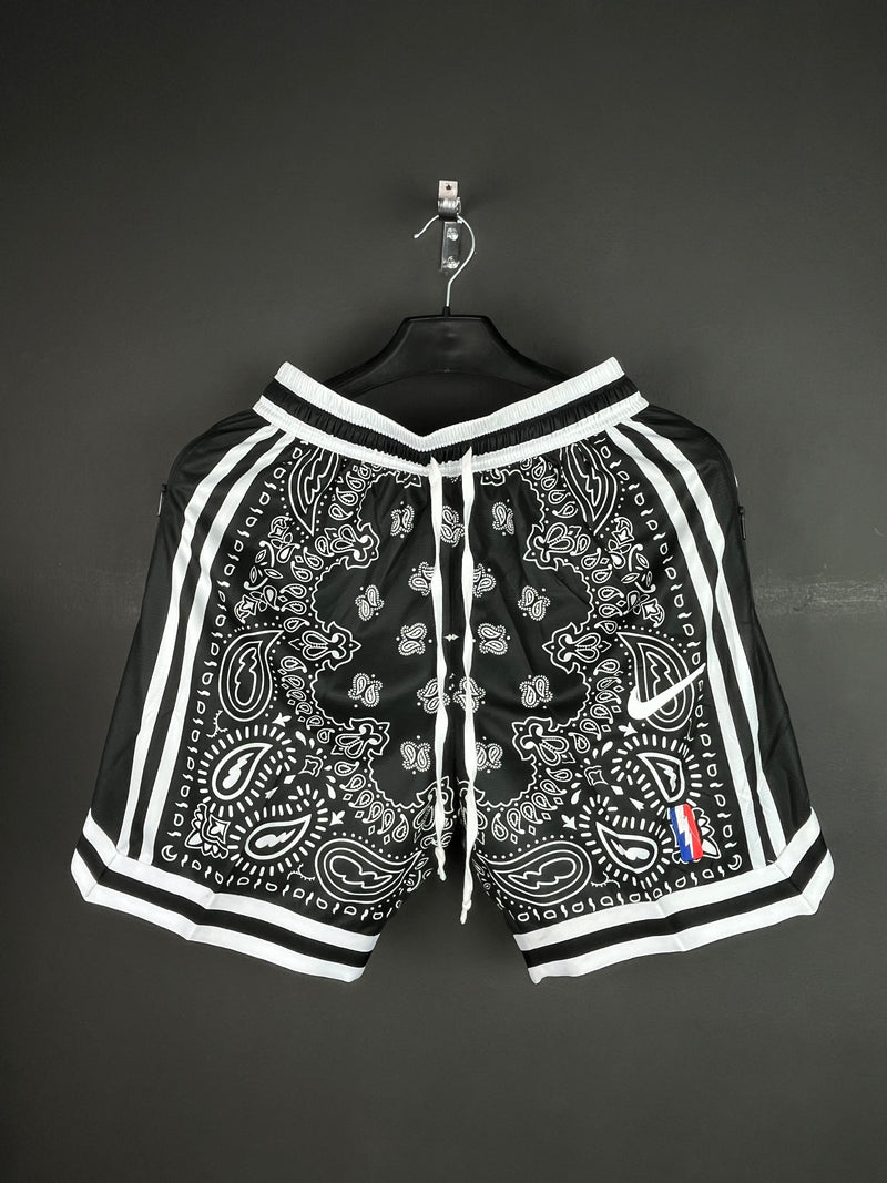NIKE 'Paisley' Black & White Shorts