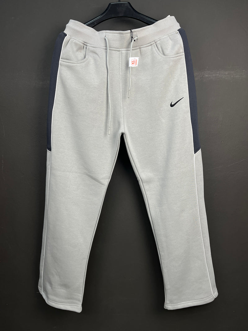 NIKE Gray & Blue Inner Fleece Pants