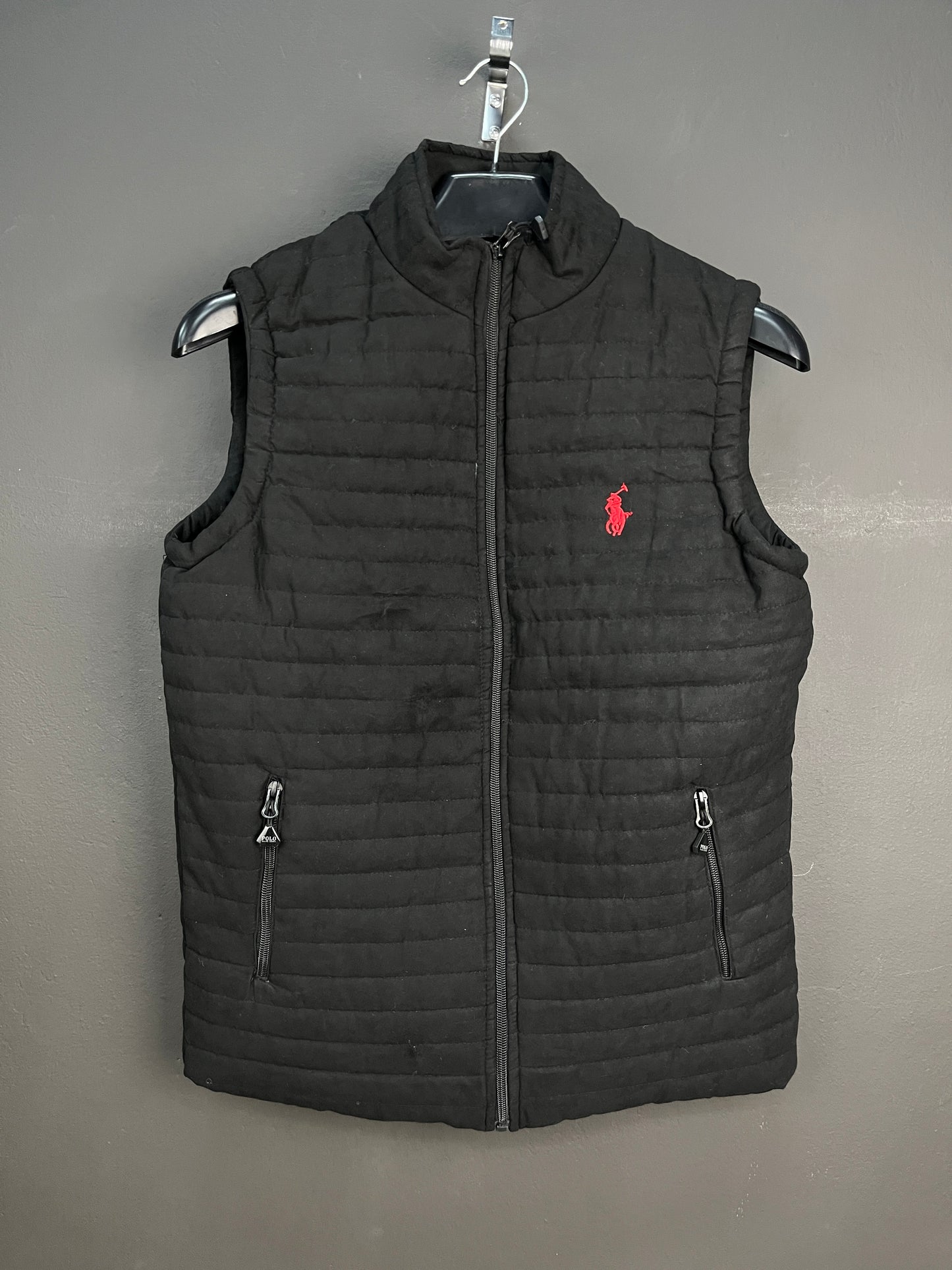 Ralph Lauren Black Vest Zip-up with Pockets