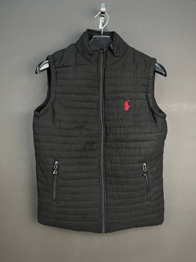 Ralph Lauren Black Vest Zip-up with Pockets
