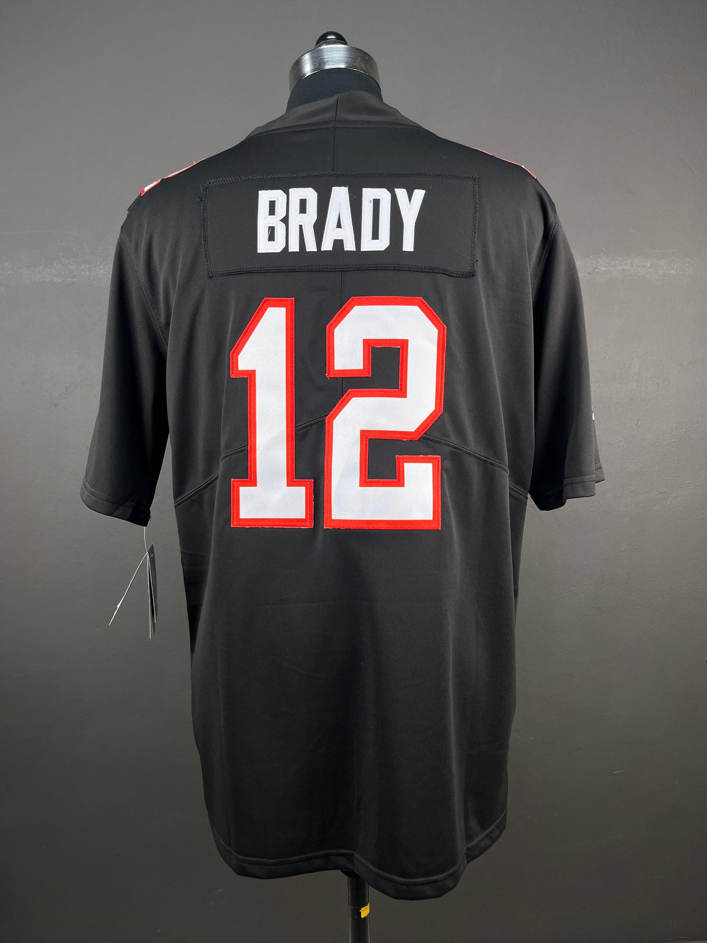 BRADY 12 Black Tampa Bay Buccaneers NFL Jersey