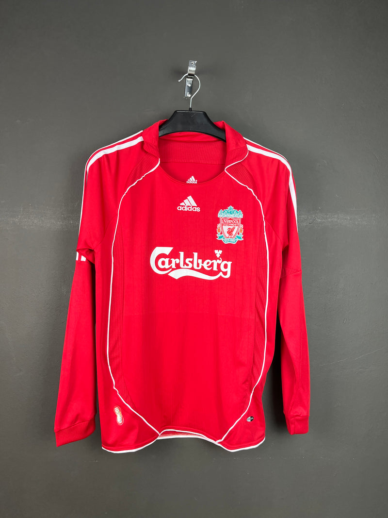 LIVERPOOL Home 2007-08 |RETRO LONG SLEEVES JERSEY