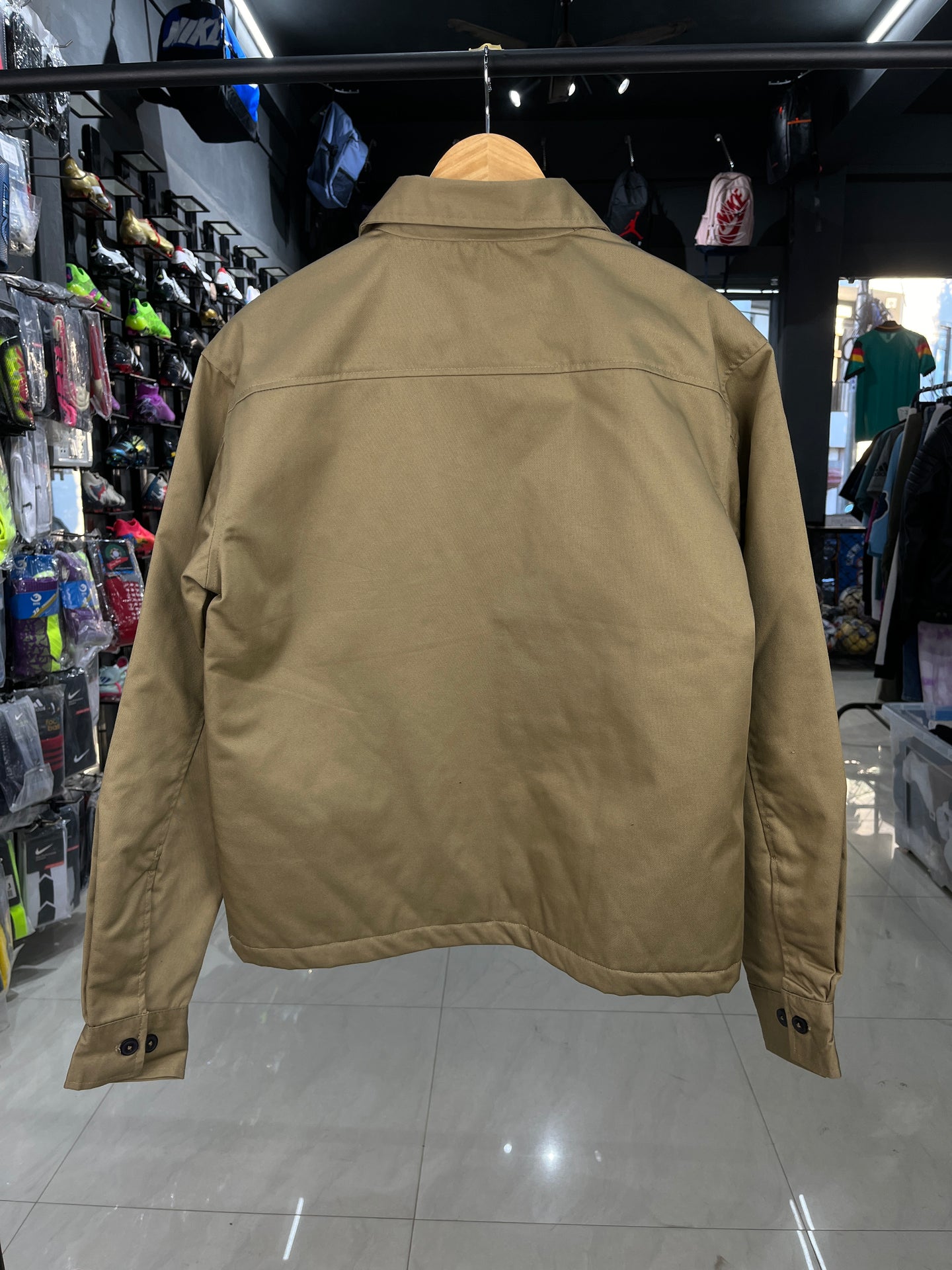 Zara Khaki Zip-up Jacket