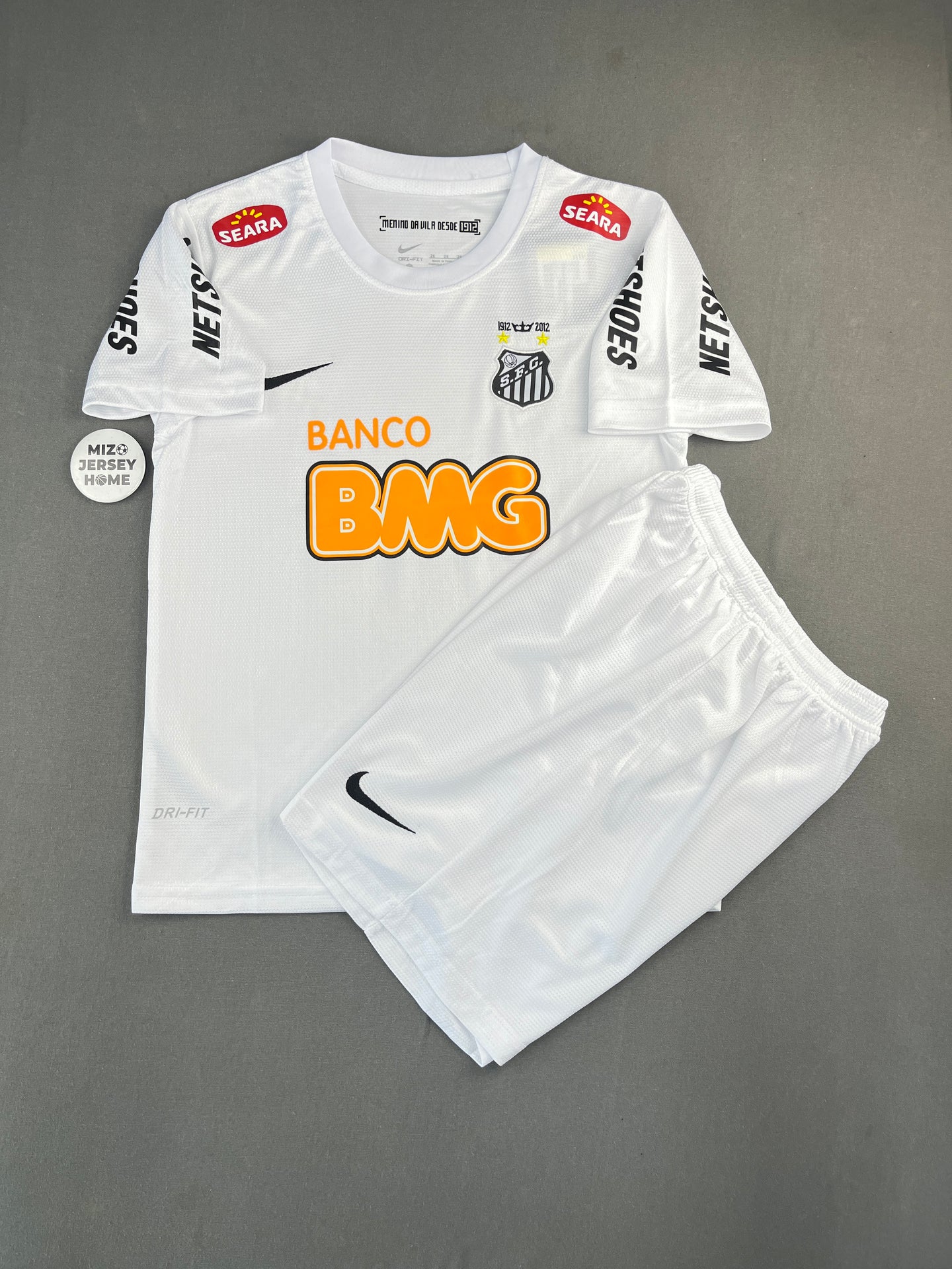 Santos Home 2012-2013 Kids Retro Jersey