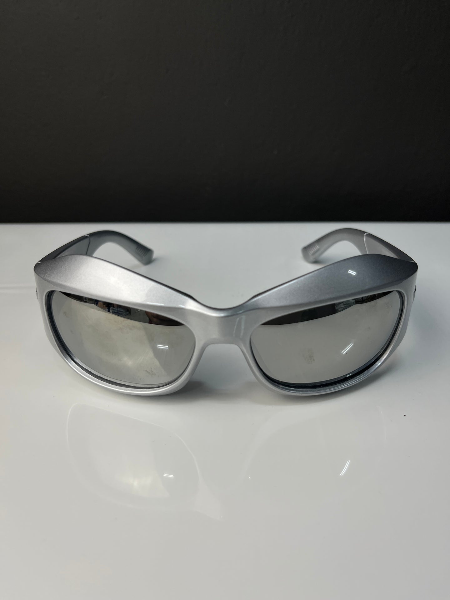 Grey Oversized y2k Sunglasses