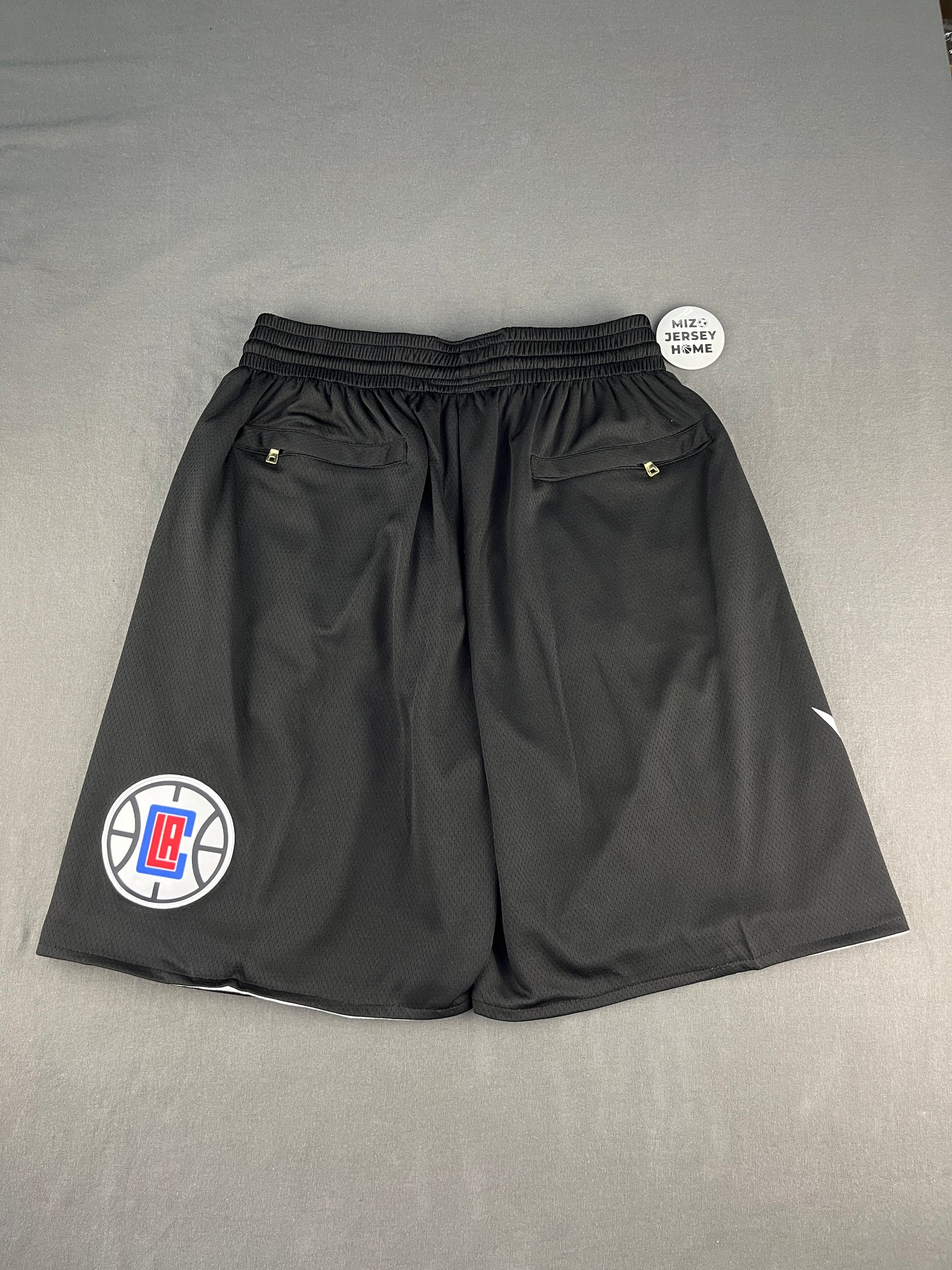 LOS ANGELES CLIPPERS Black Shorts Full Embroidery