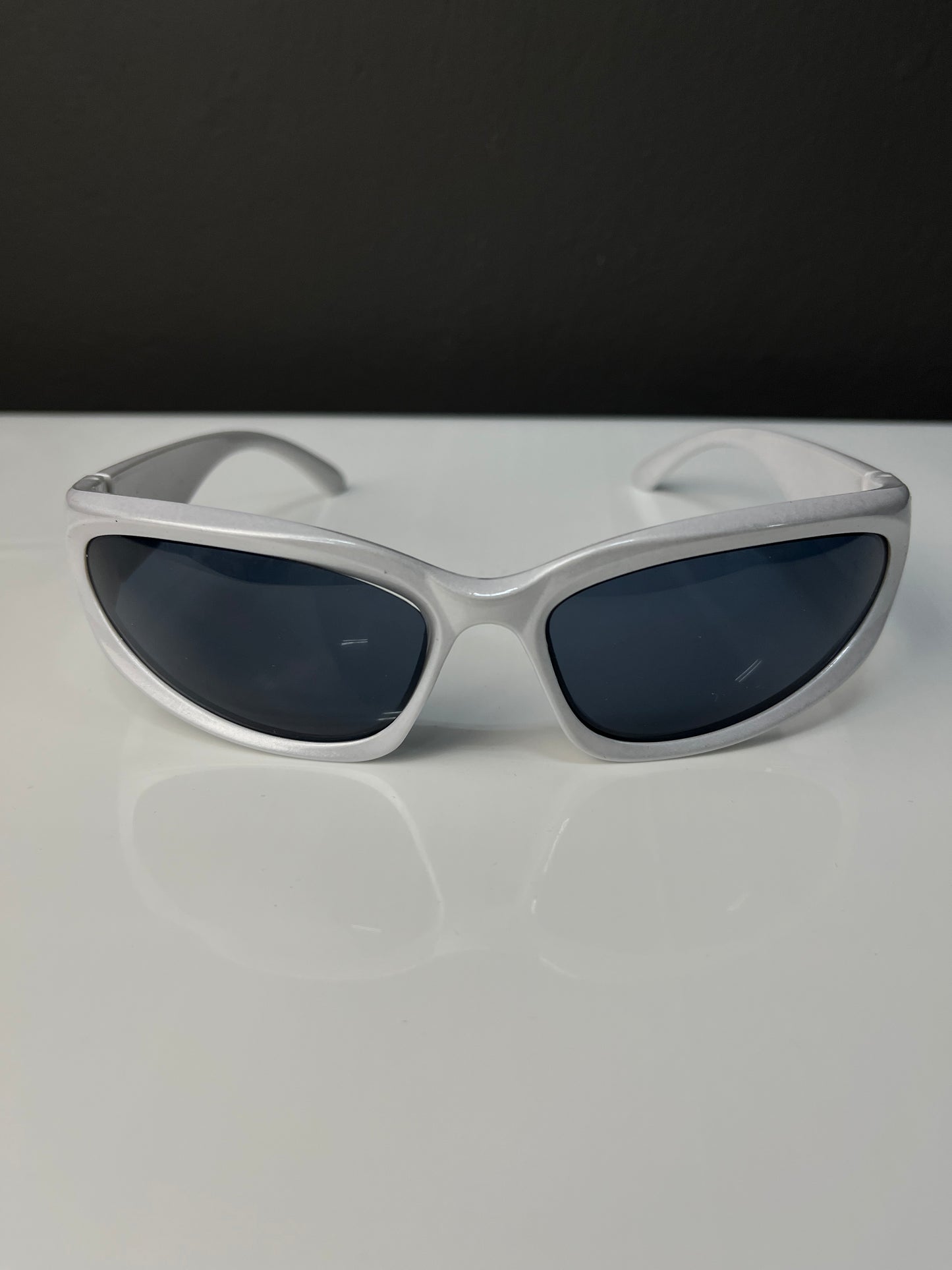 Futuristic White Sunglasses