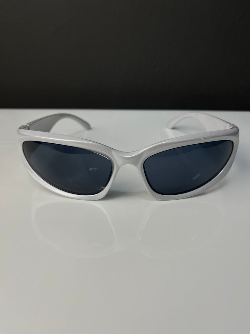 Futuristic White Sunglasses