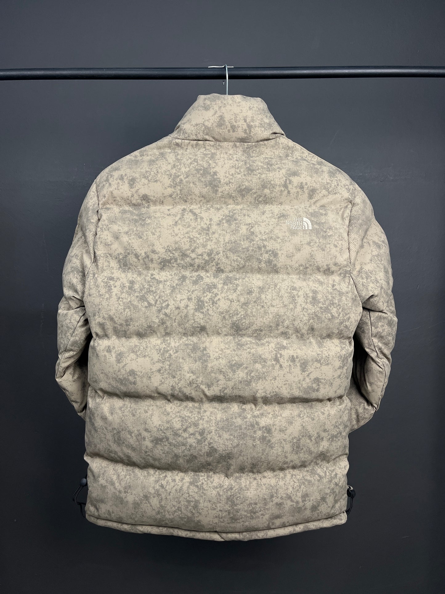 The North Face Brown Marble Adjustable Puffer Jacket