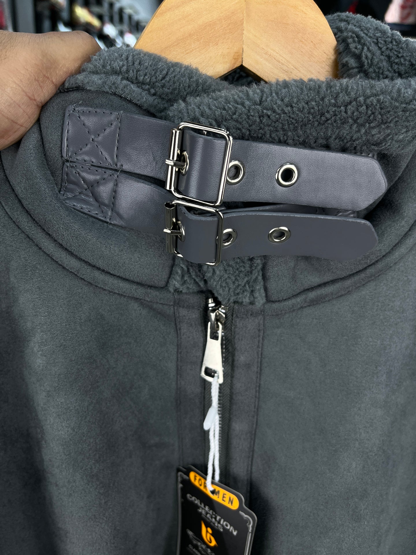 Faux Fur Grey Jacket