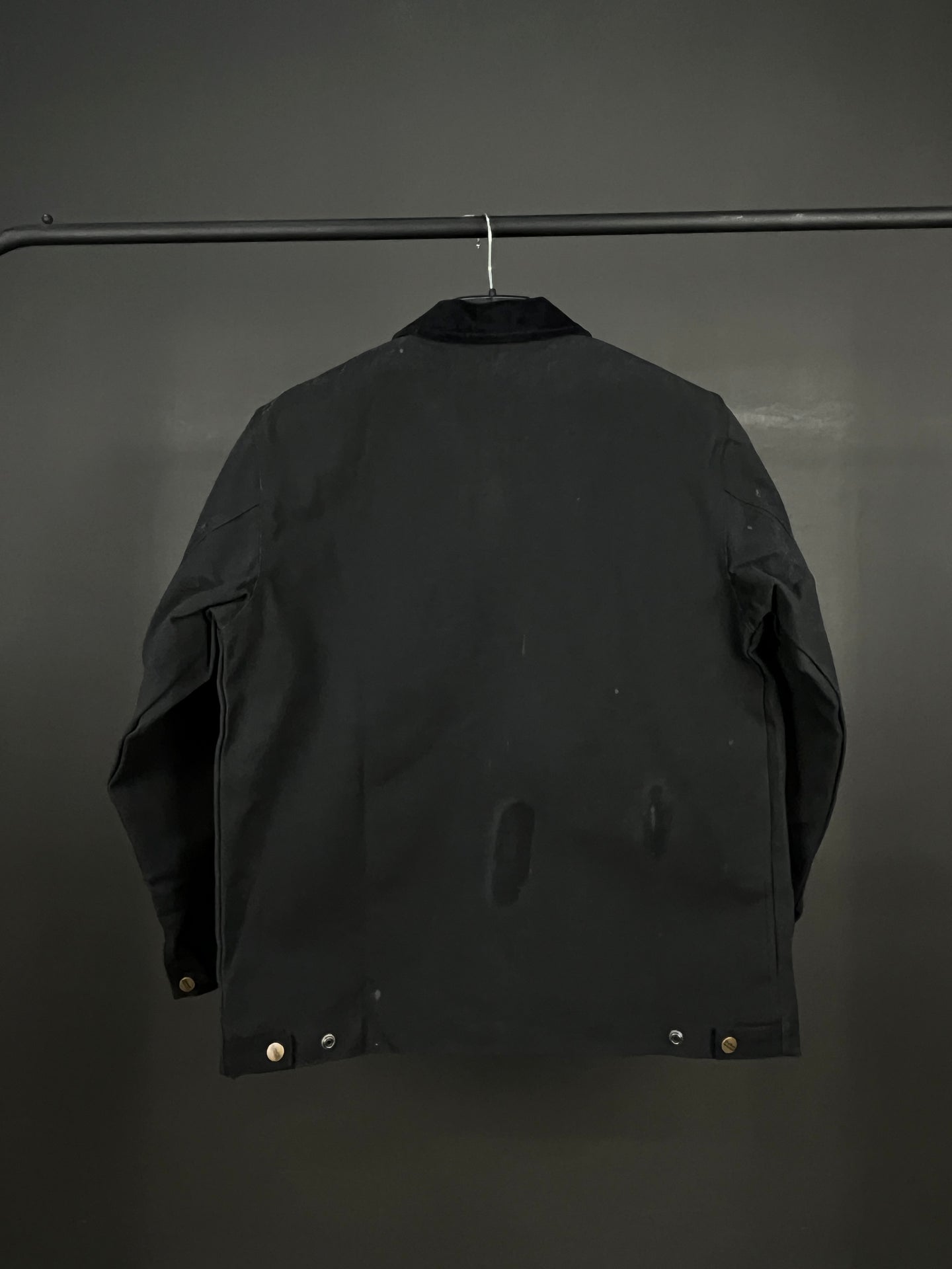 Carhartt Men's Detroit Ringspun Cotton Duck Black Jacket