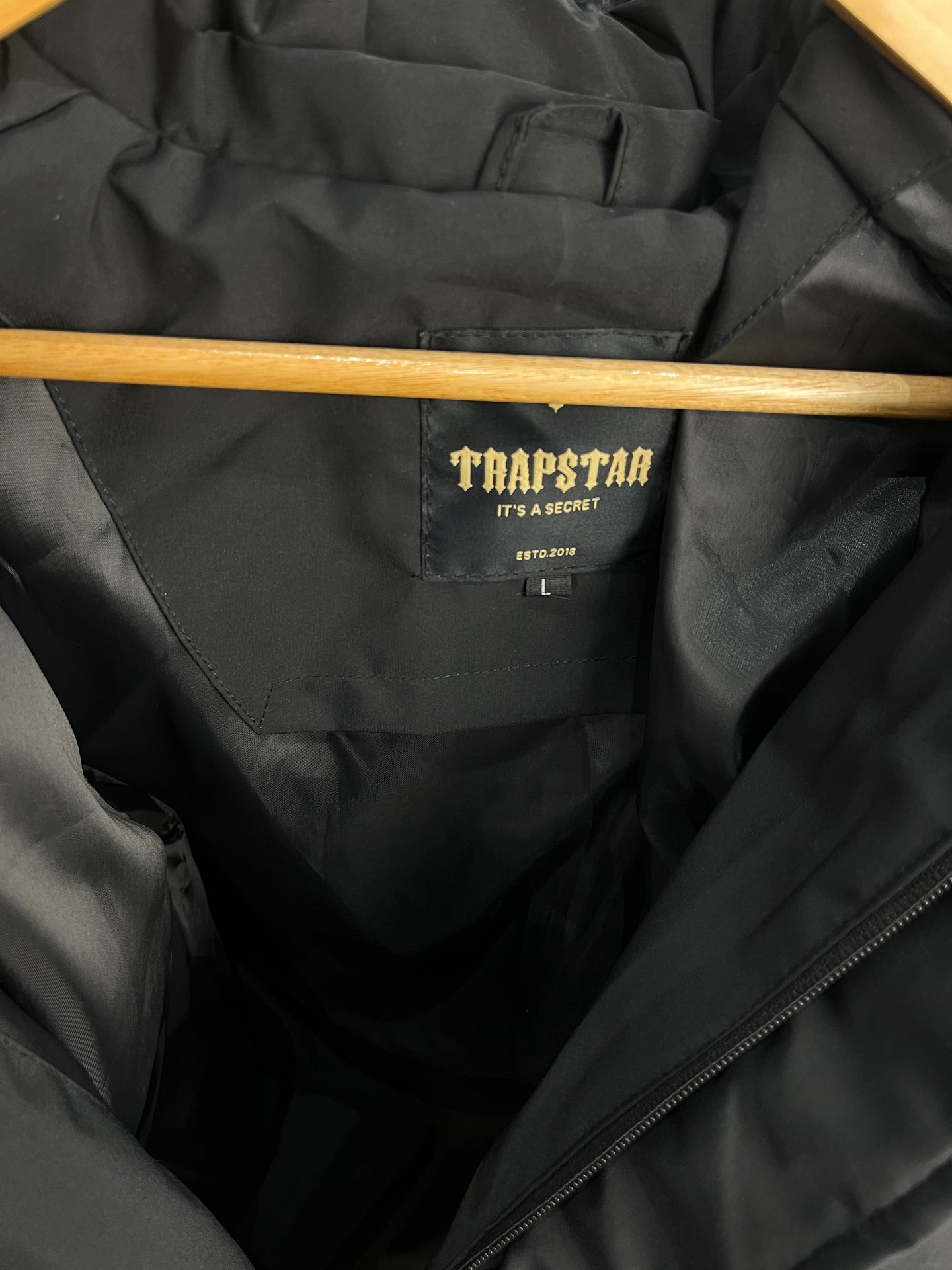 Trapstar Black Puffer Jacket