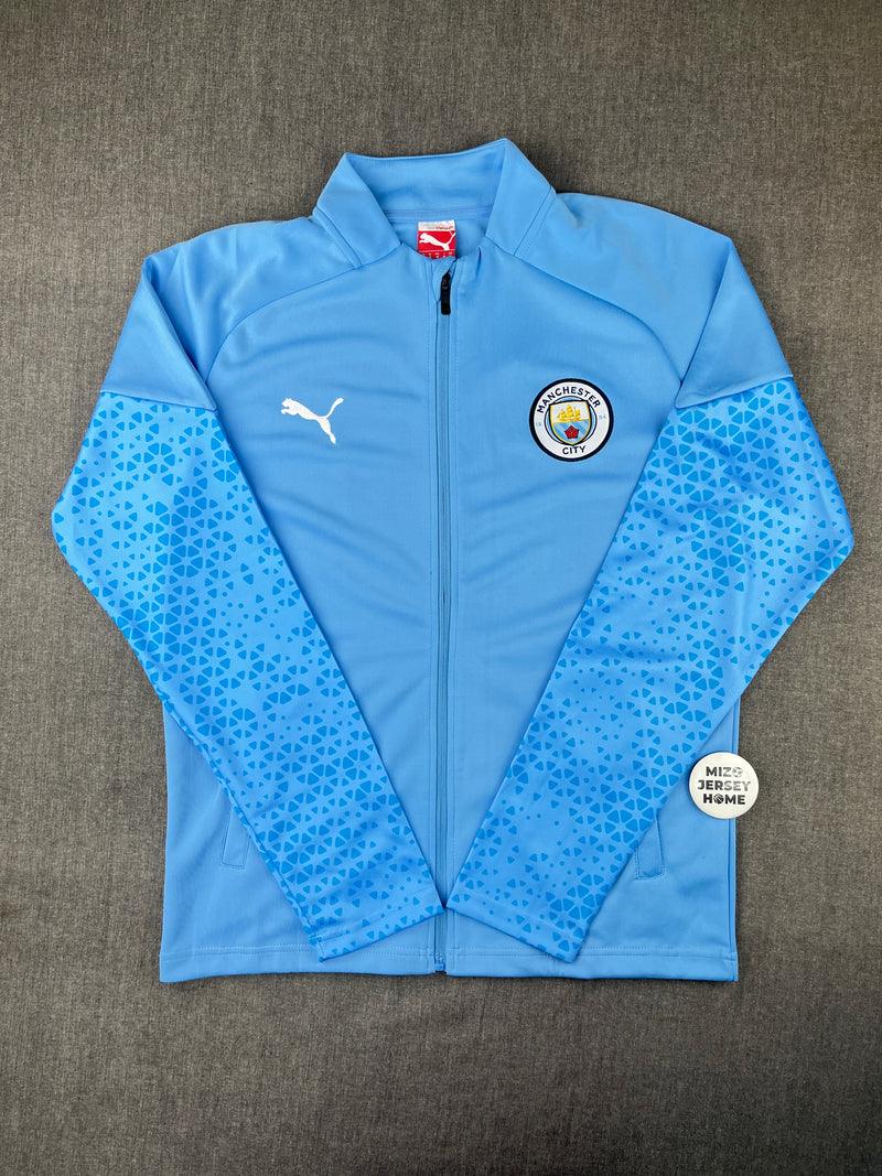 Manchester City Puma Light Blue Track Jacket