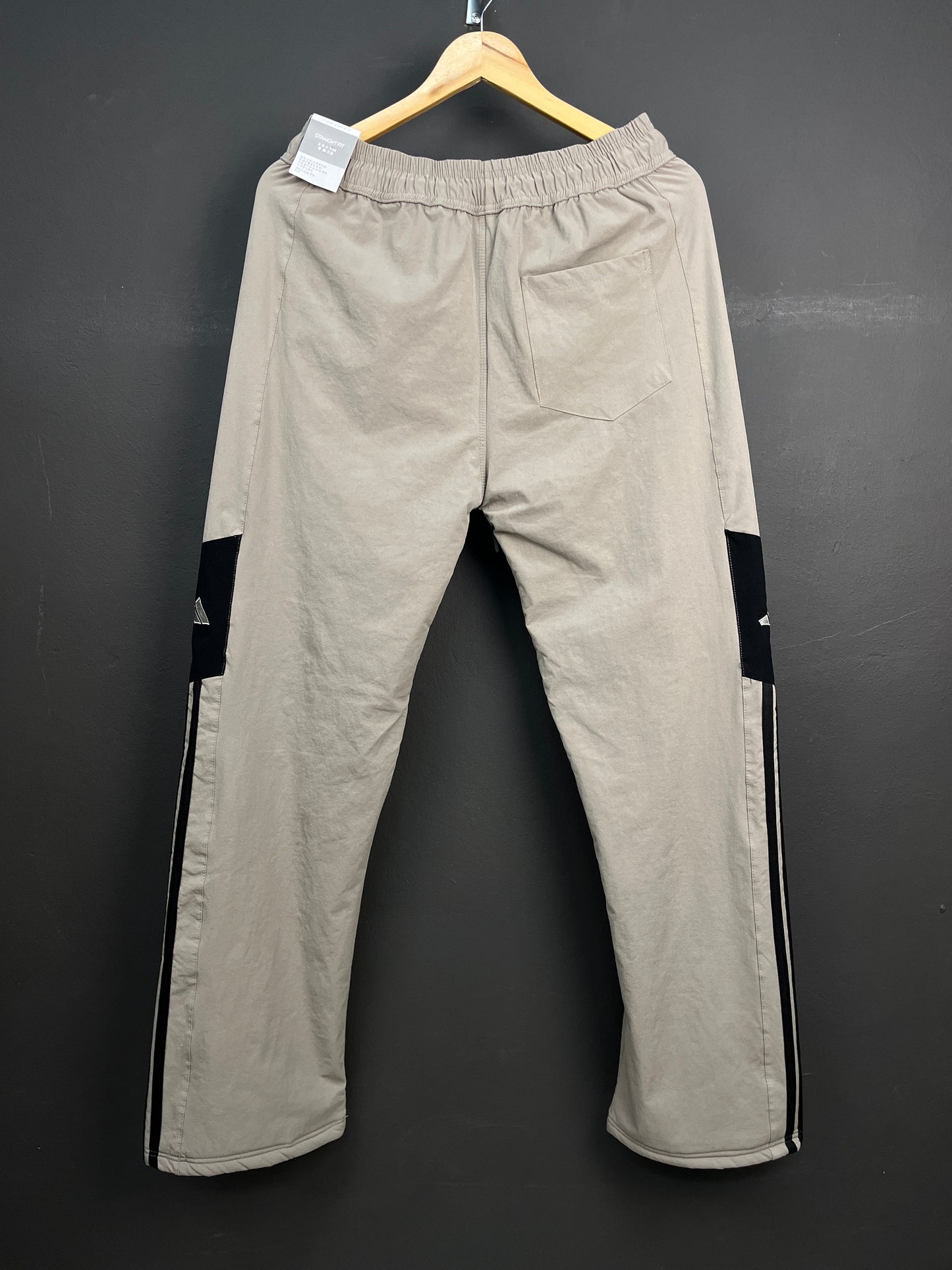 ADIDAS Light Gray Stripes Inner Fleece Pants