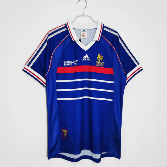 FRANCE Retro 1998 World Cup Final Home Jersey