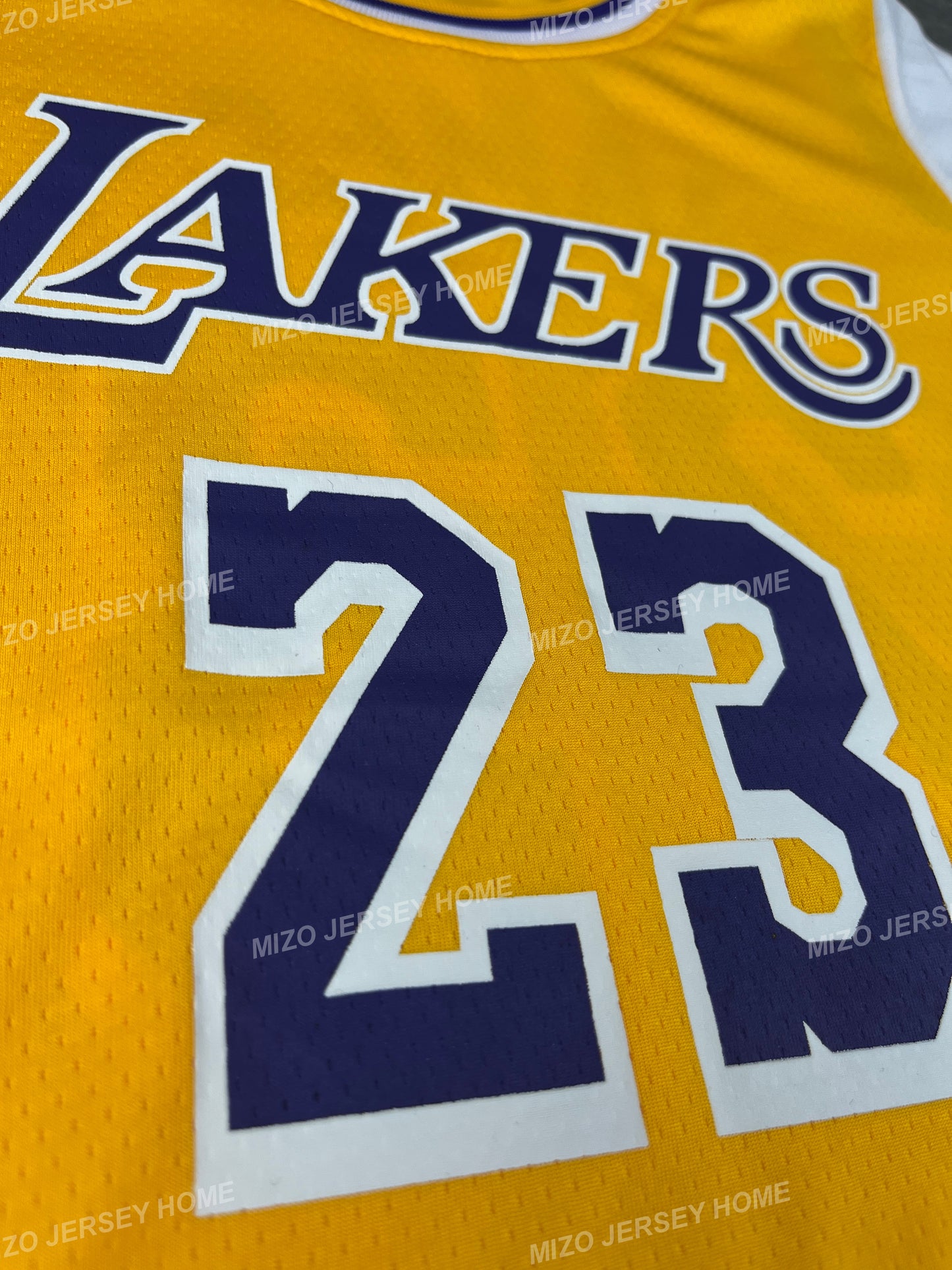 JAMES 23 Yellow Lakers Kids Jersey Set