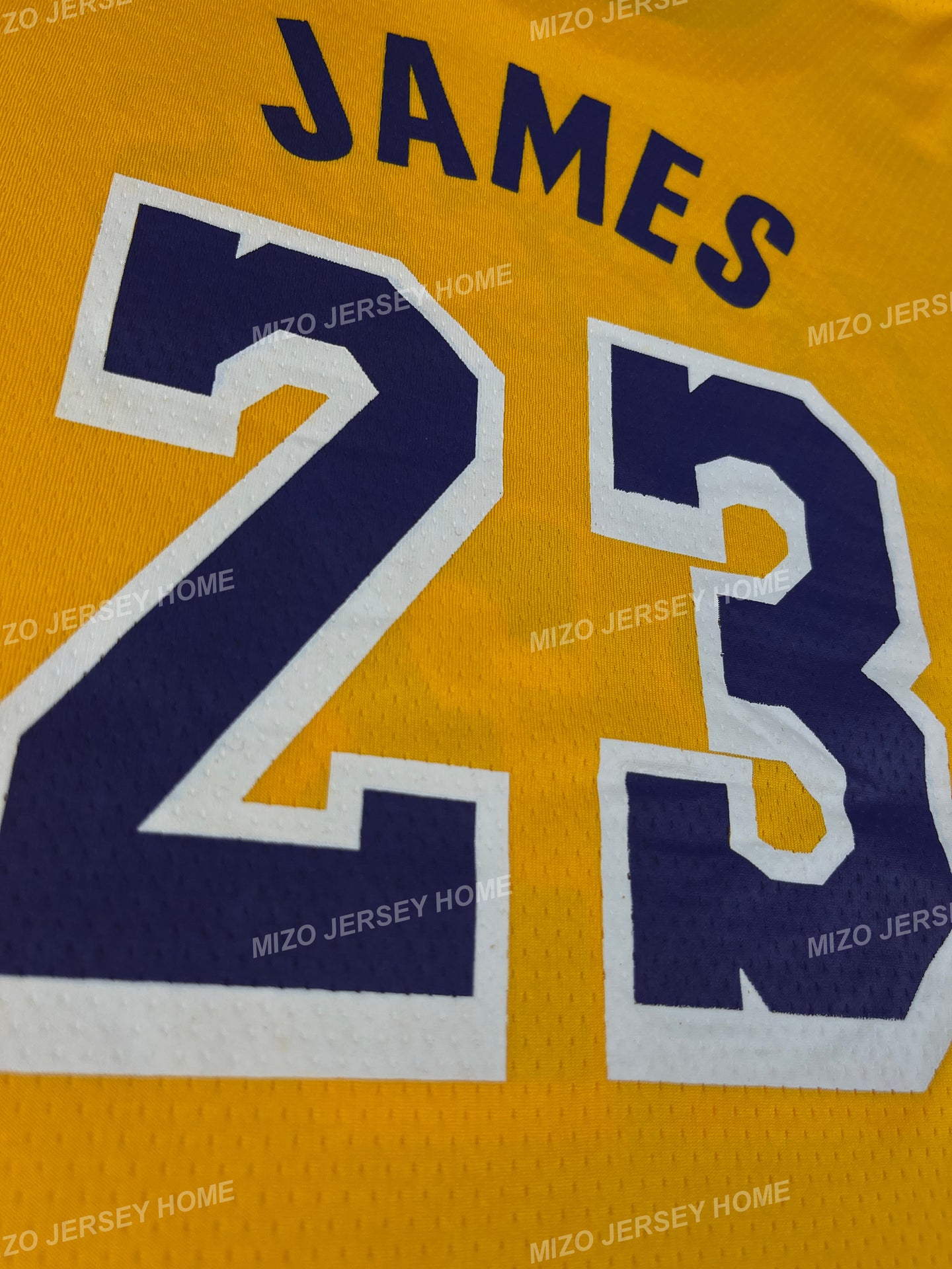 LEBRON JAMES 23 Yellow Lakers Kids Jersey Set