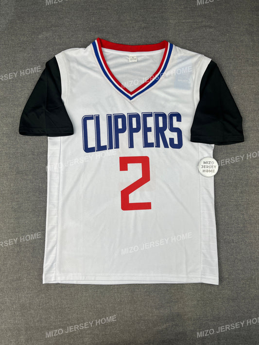 LEONARD 2 WHITE CLIPPERS NBA T-SHIRT