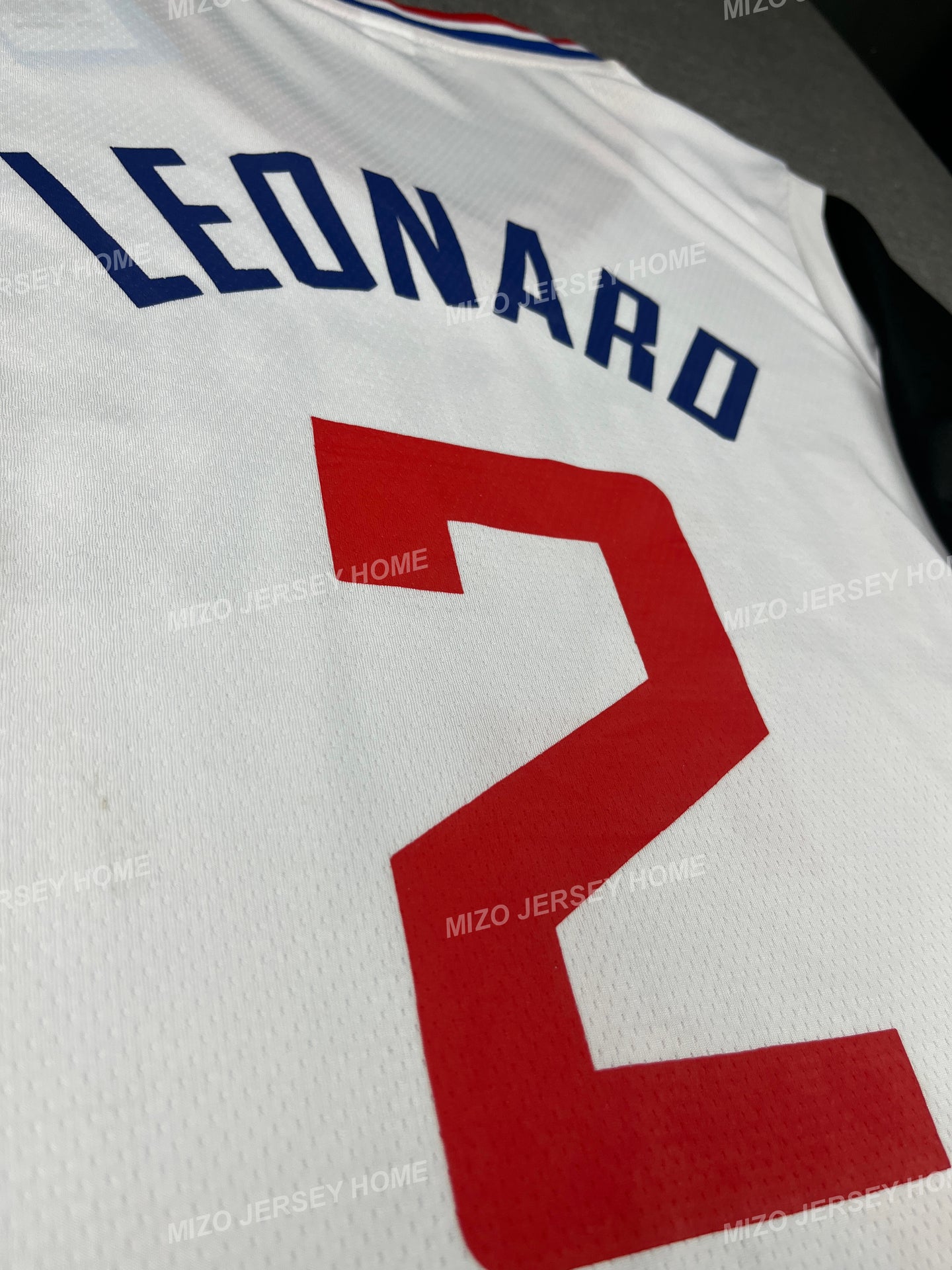 LEONARD 2 WHITE CLIPPERS NBA T-SHIRT