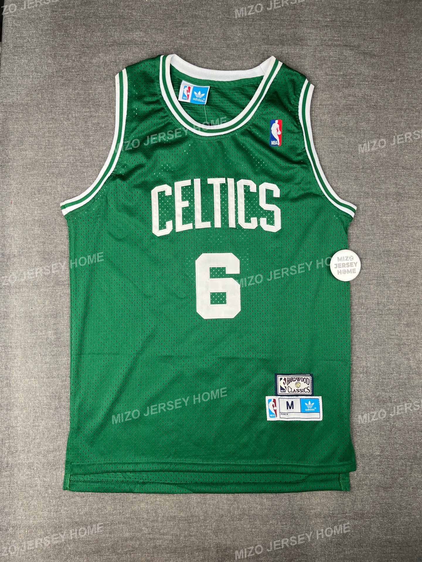 RUSSEL 6 Green CELTICS NBA Jersey