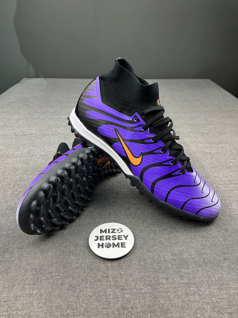 Nike Air Mercurial TN Superfly 9 TF 'Voltage Purple' Futsal Shoes